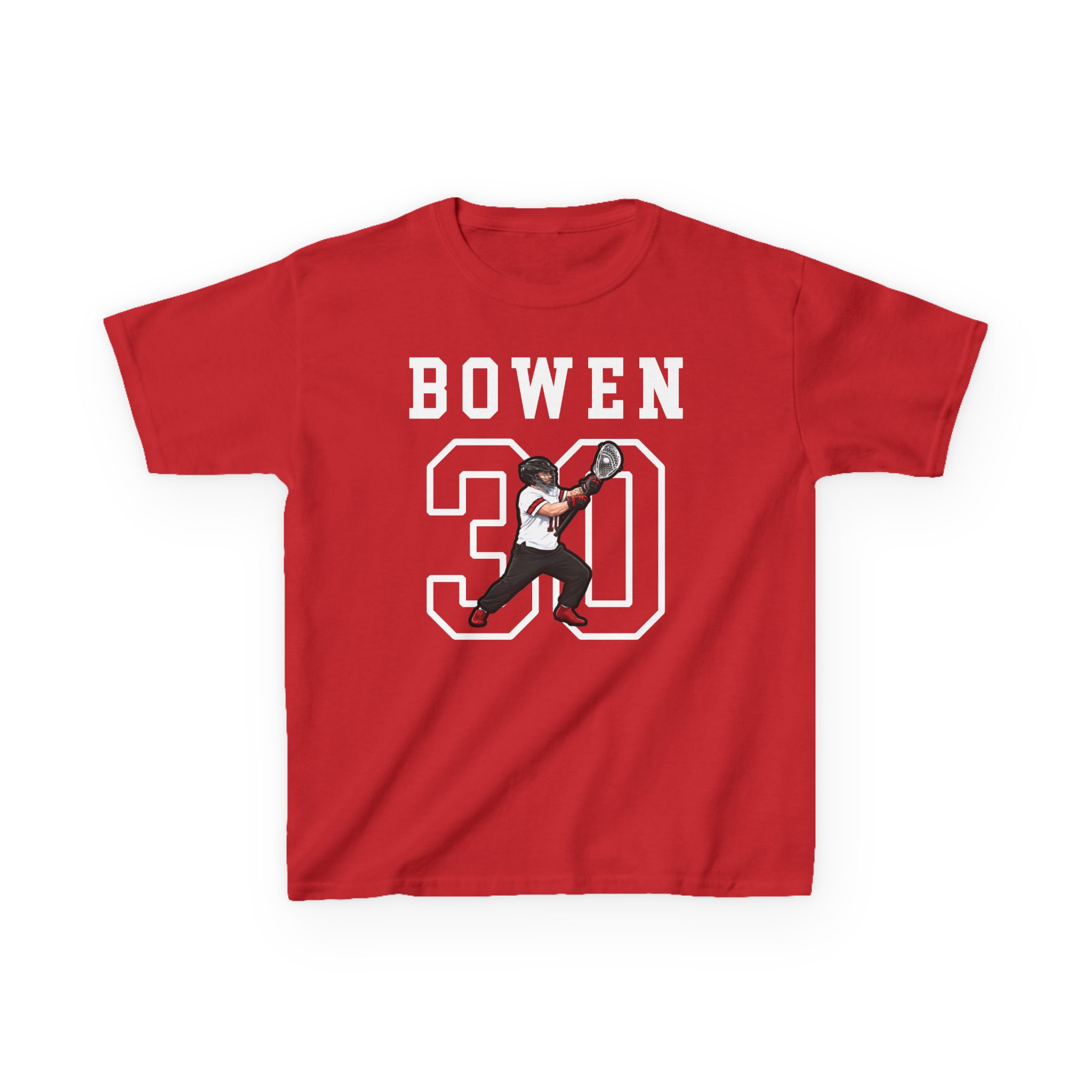 Youth Tee — character_shirsey in Red