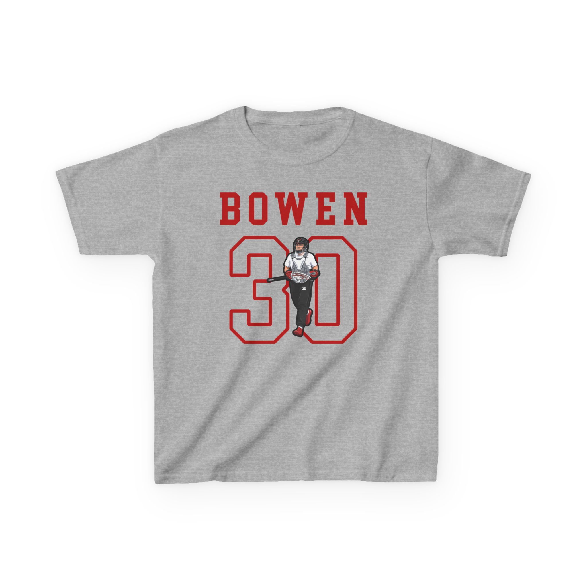 Youth Tee — character_shirsey in Grey