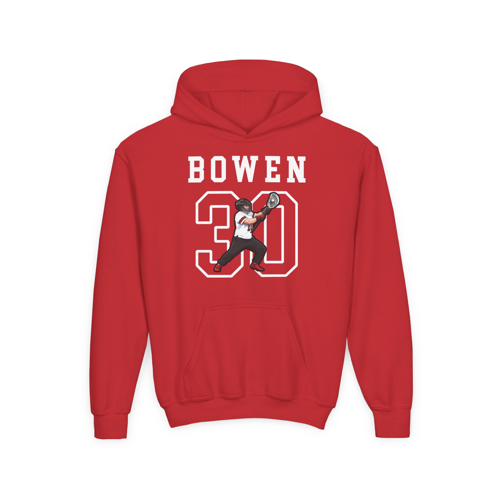 Youth Hoodie — character_shirsey in Red