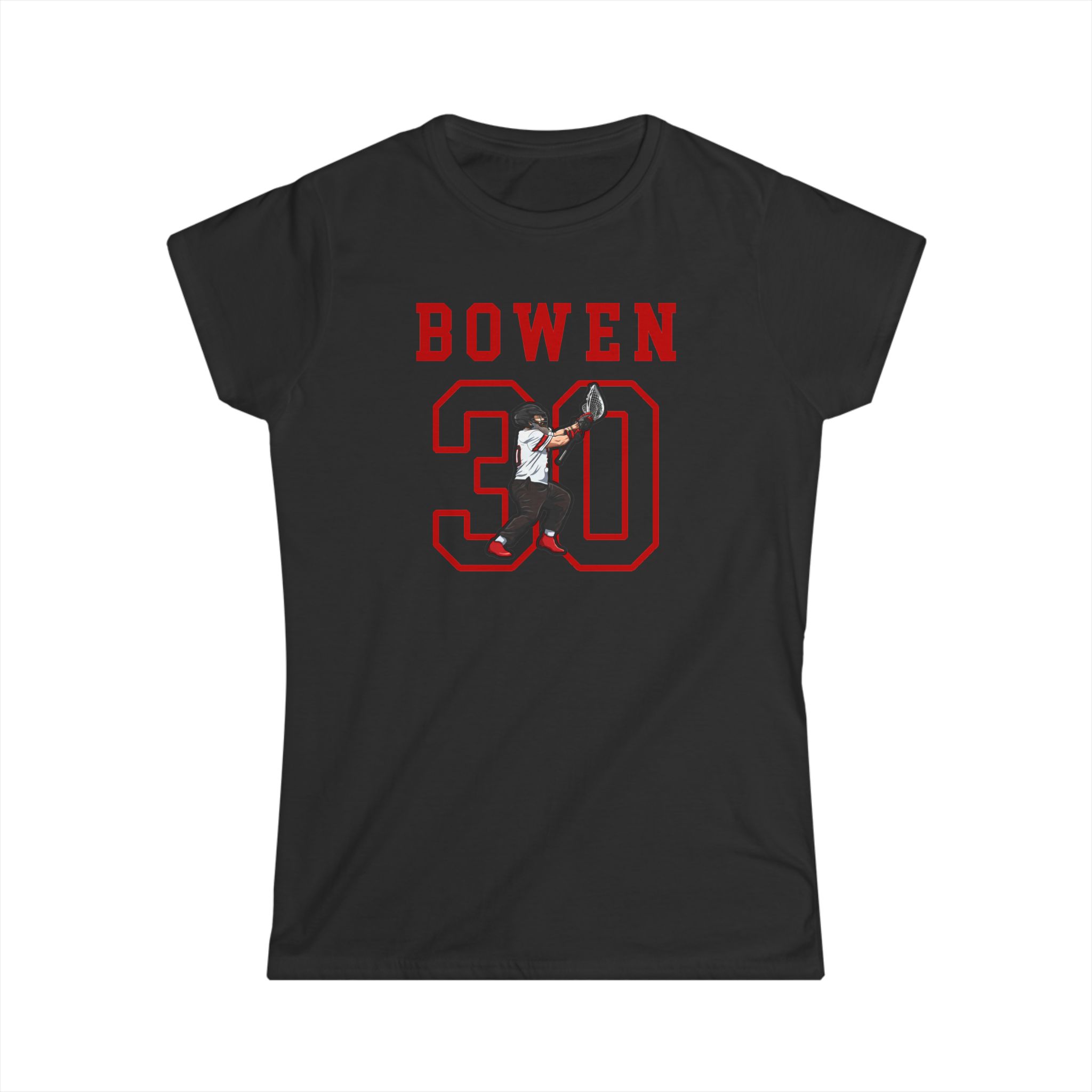 Women's Softstyle Tee — character_shirsey in Black
