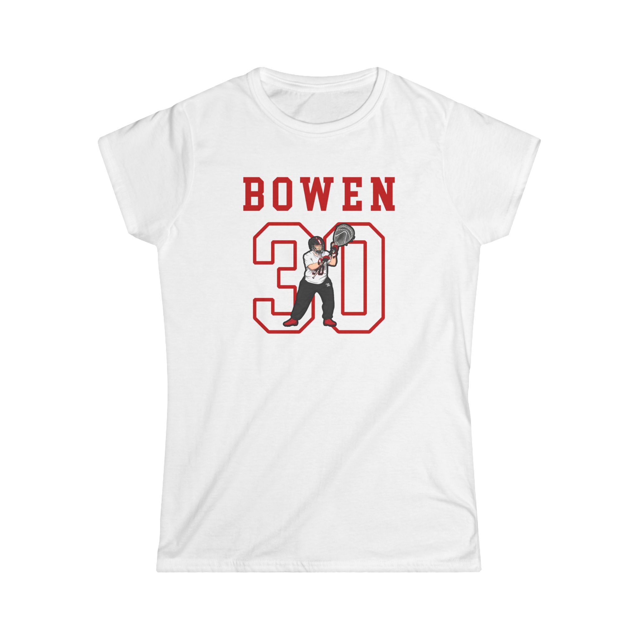 Women's Softstyle Tee — character_shirsey in White