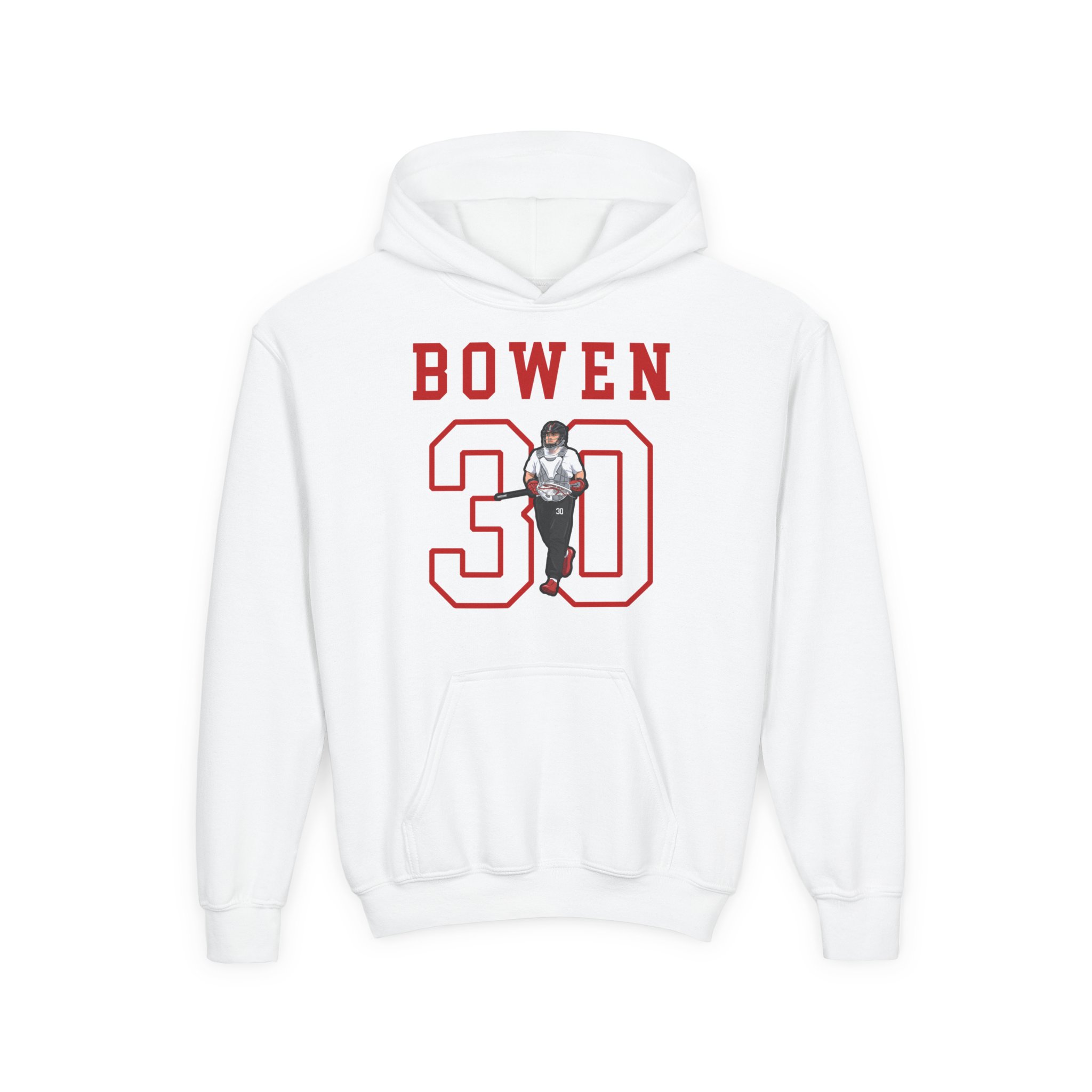 Youth Hoodie — character_shirsey in White