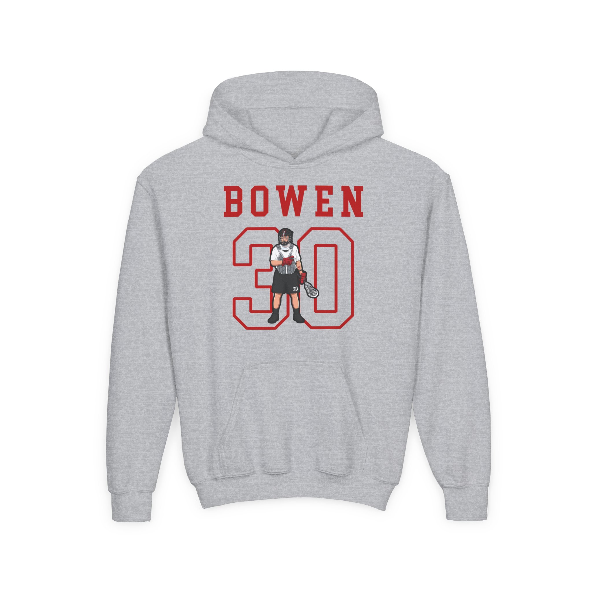 Youth Hoodie — character_shirsey in Grey