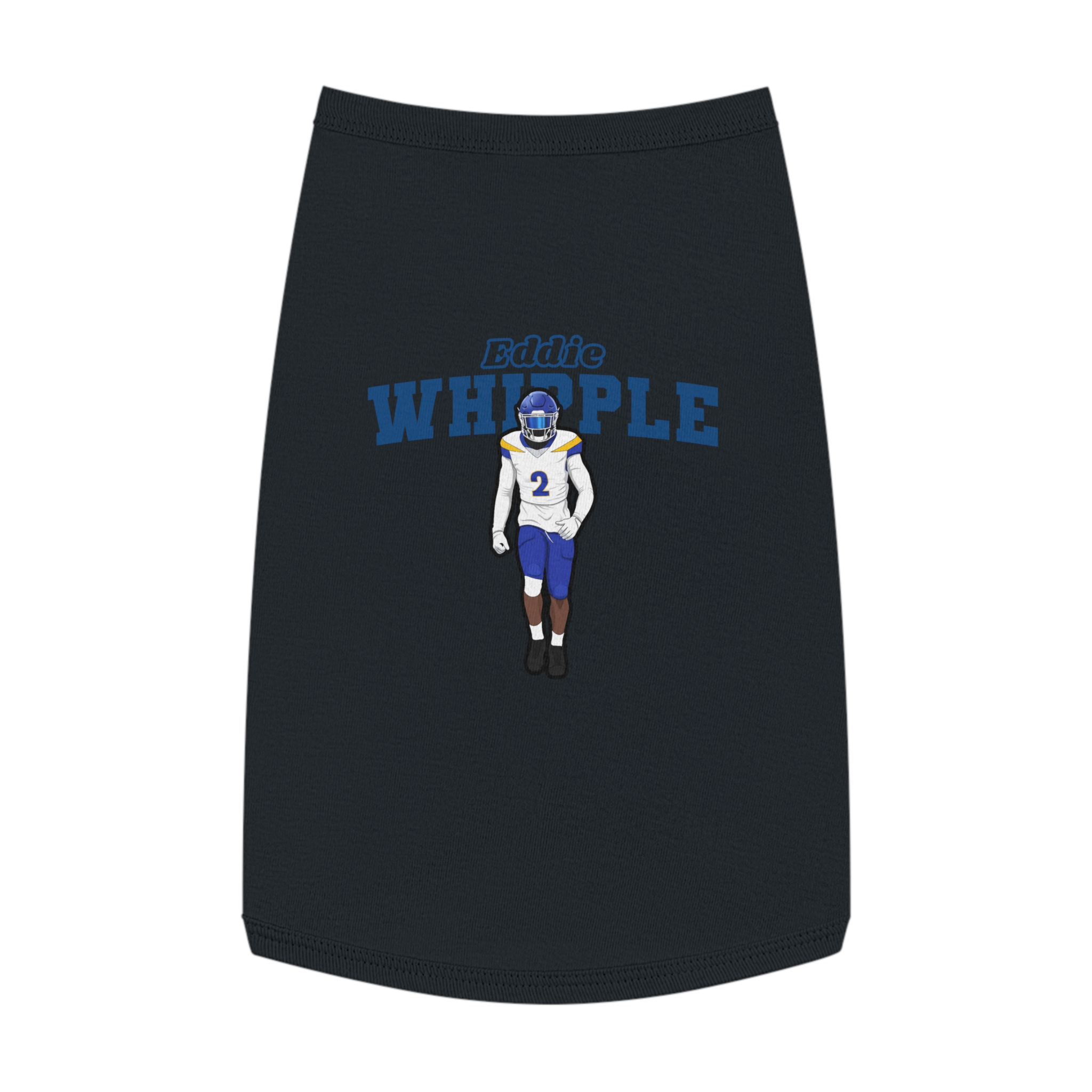 Pet Tank Top — character_name_arch in White