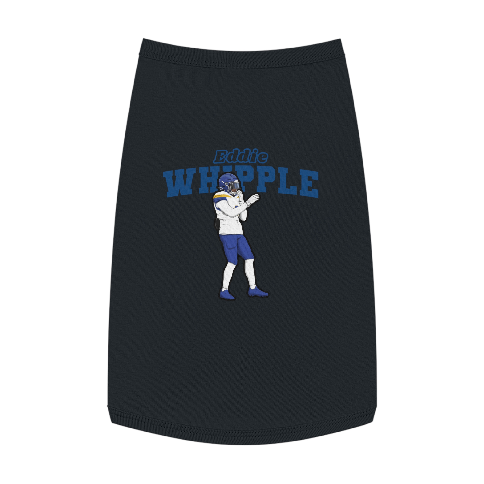 Pet Tank Top — character_name_arch in White