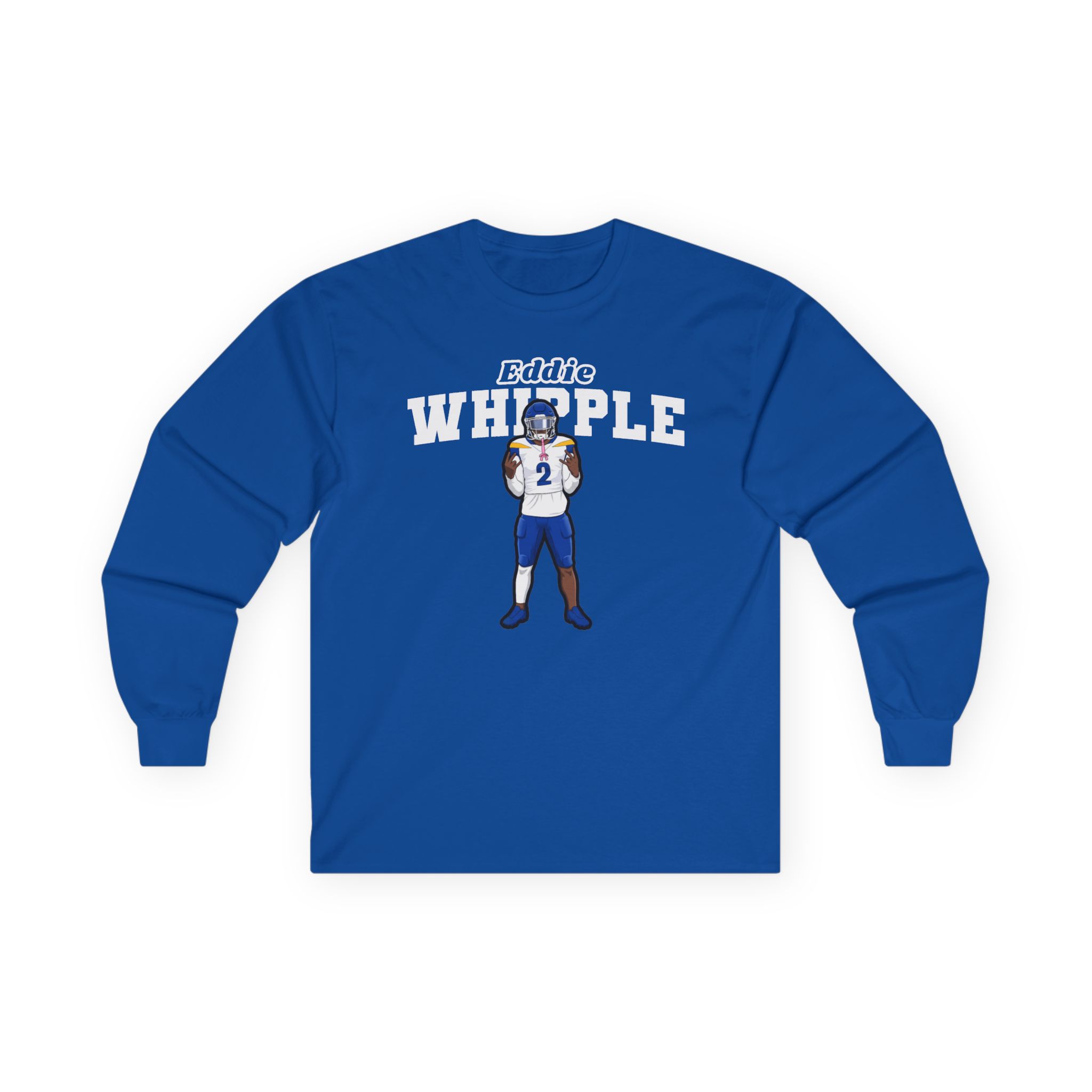 Long Sleeve Tee — character_name_arch in Royal
