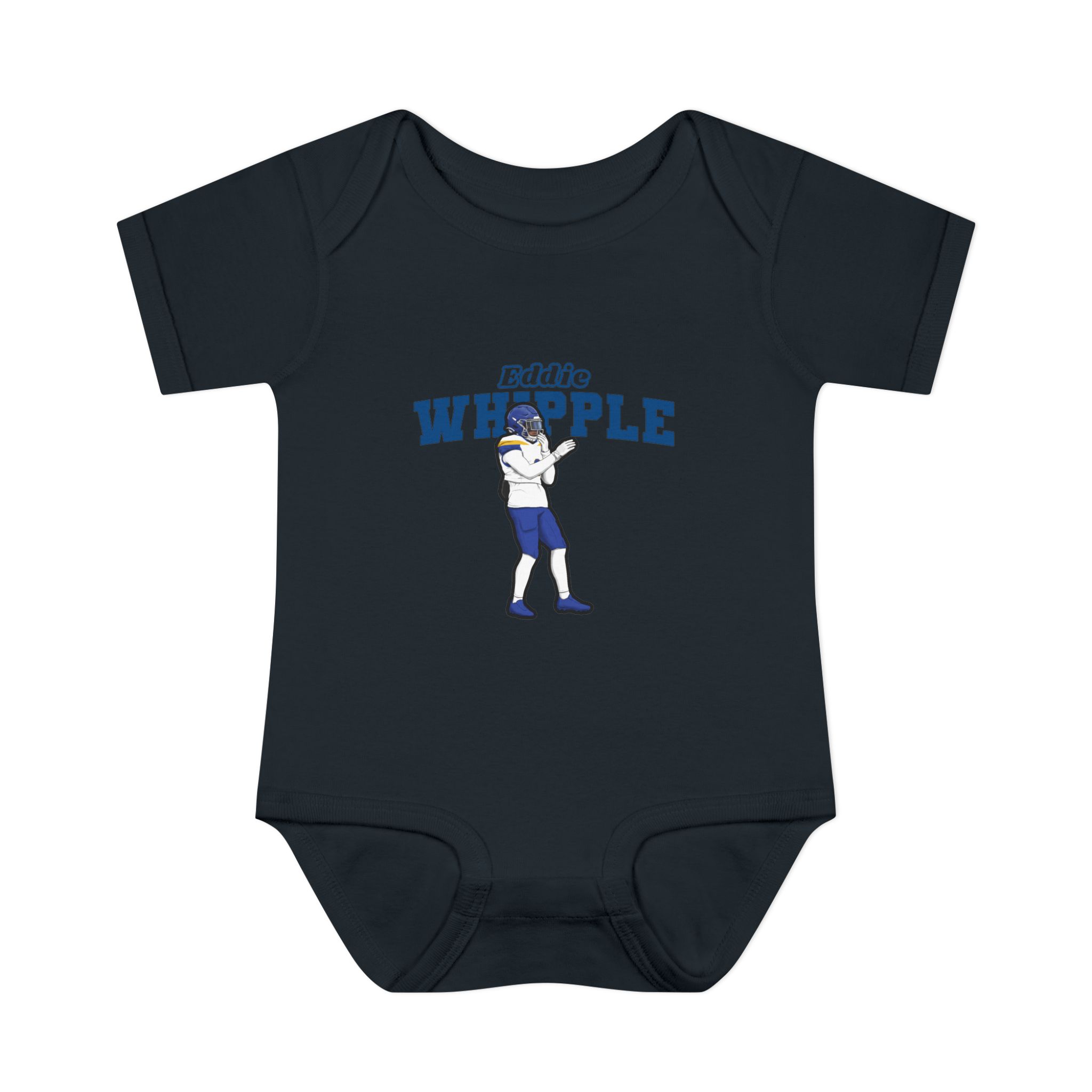 Baby Onesie — character_name_arch in Black