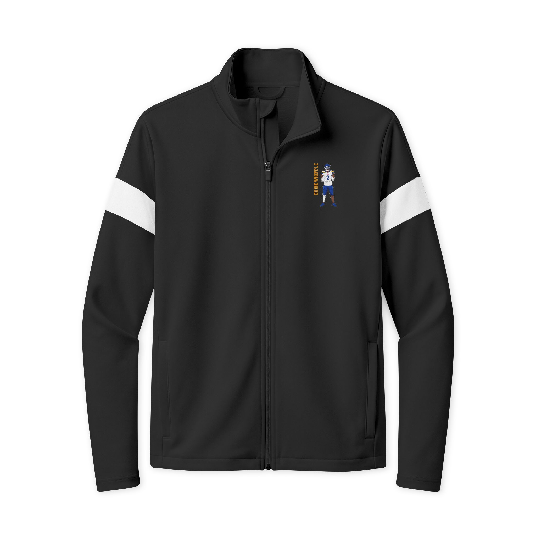 Travel Full-Zip Jacket — character_name_vertical in Black/ White