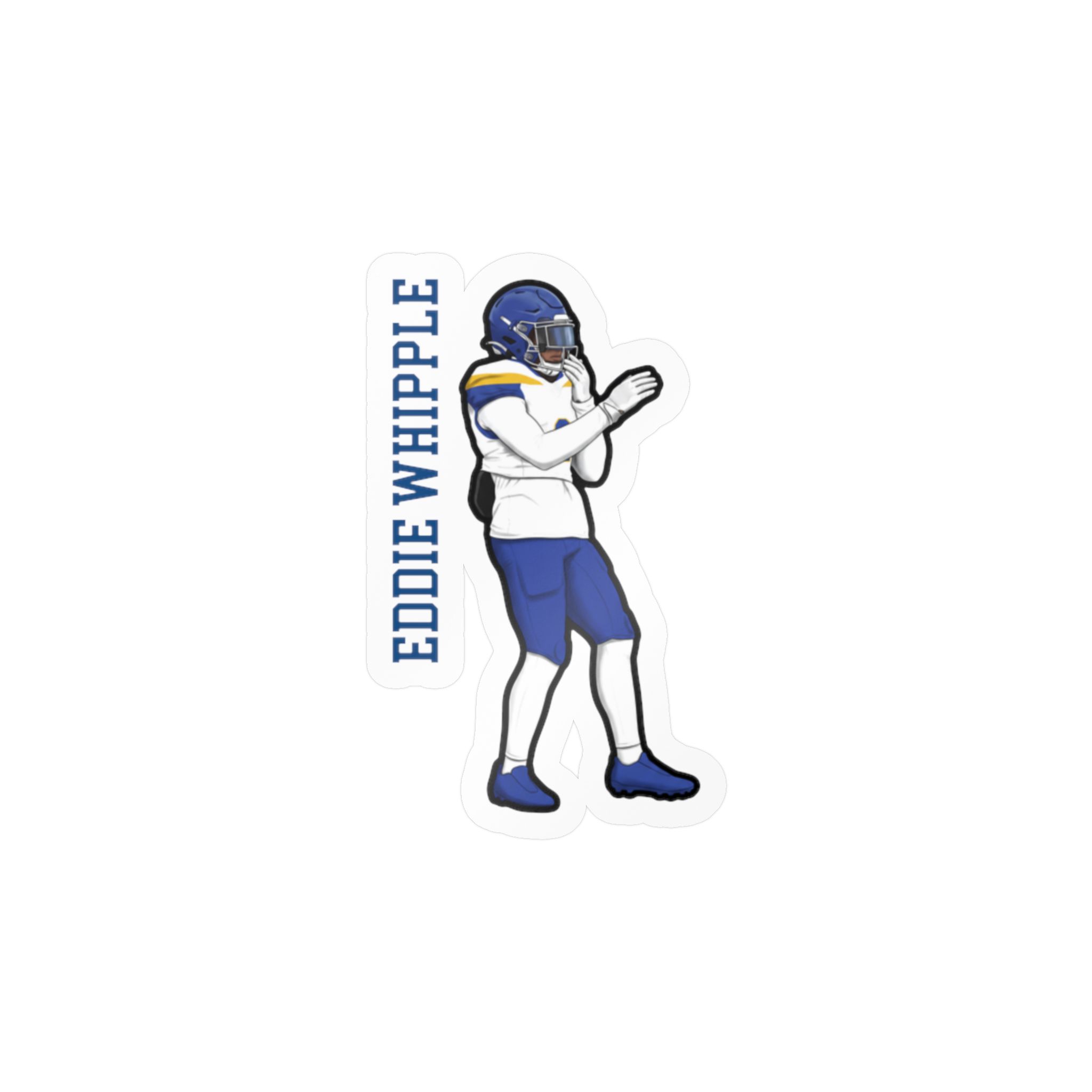Vinyl Sticker — character_name_vertical in Classic