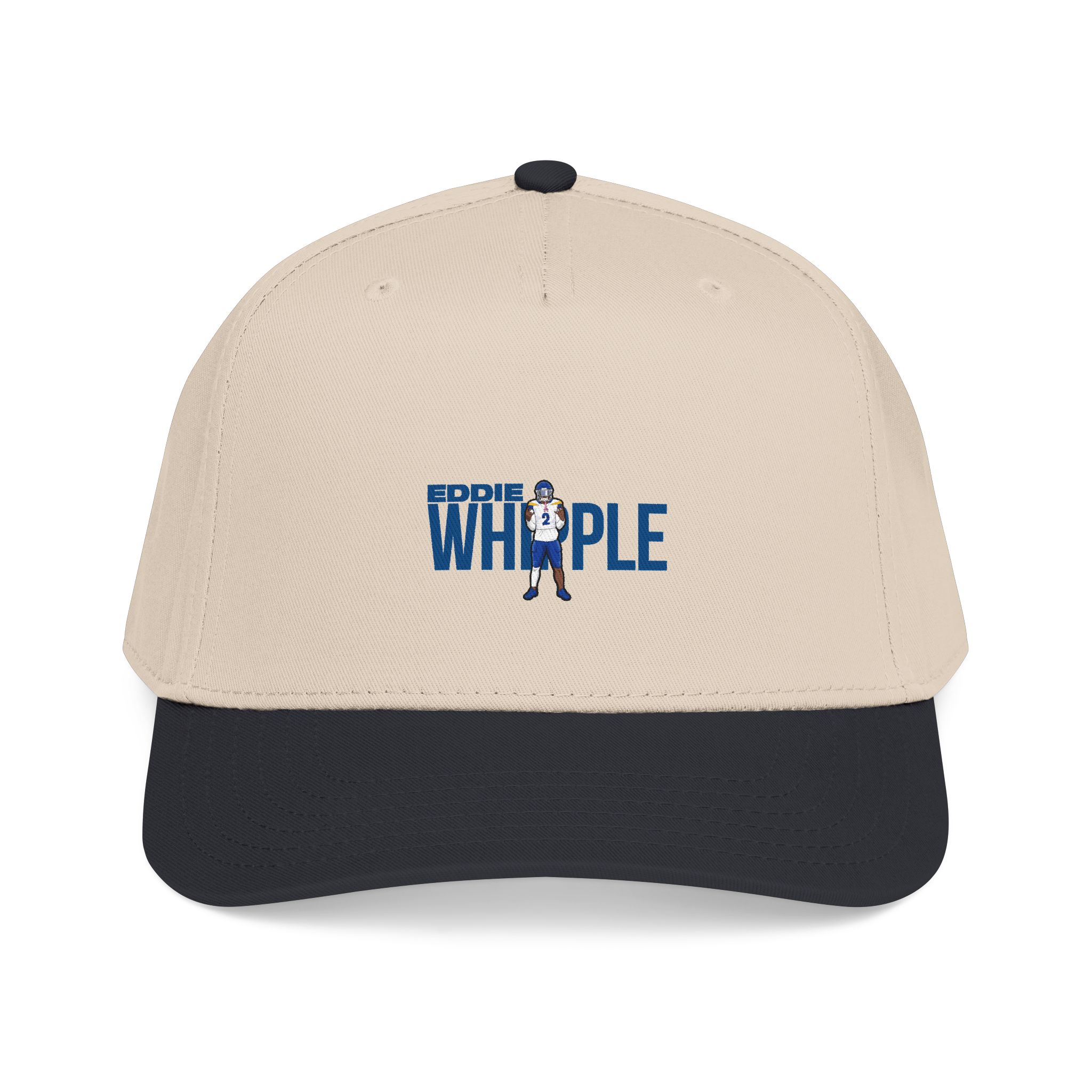 Baseball Cap — character_player_name in Black / Natural