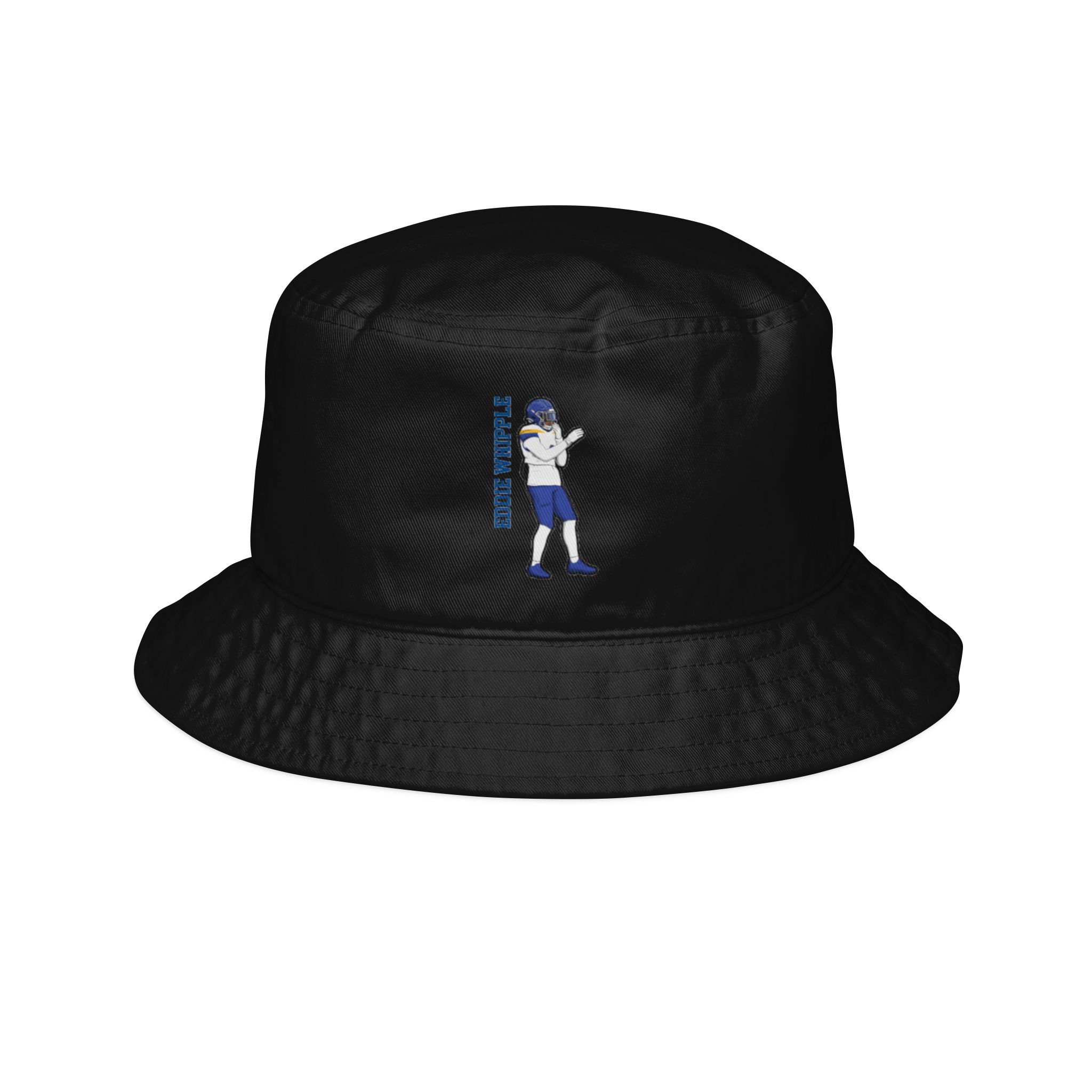 Bucket Hat — character_name_vertical in Black