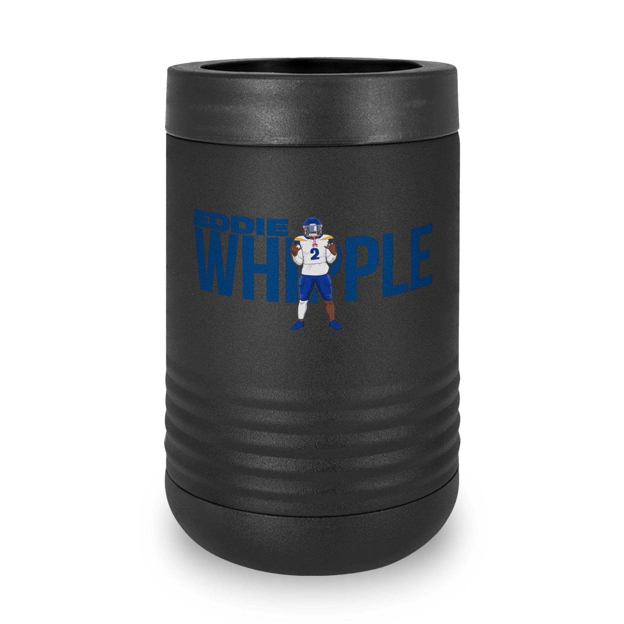 Stainless Can Cooler — character_player_name in Black