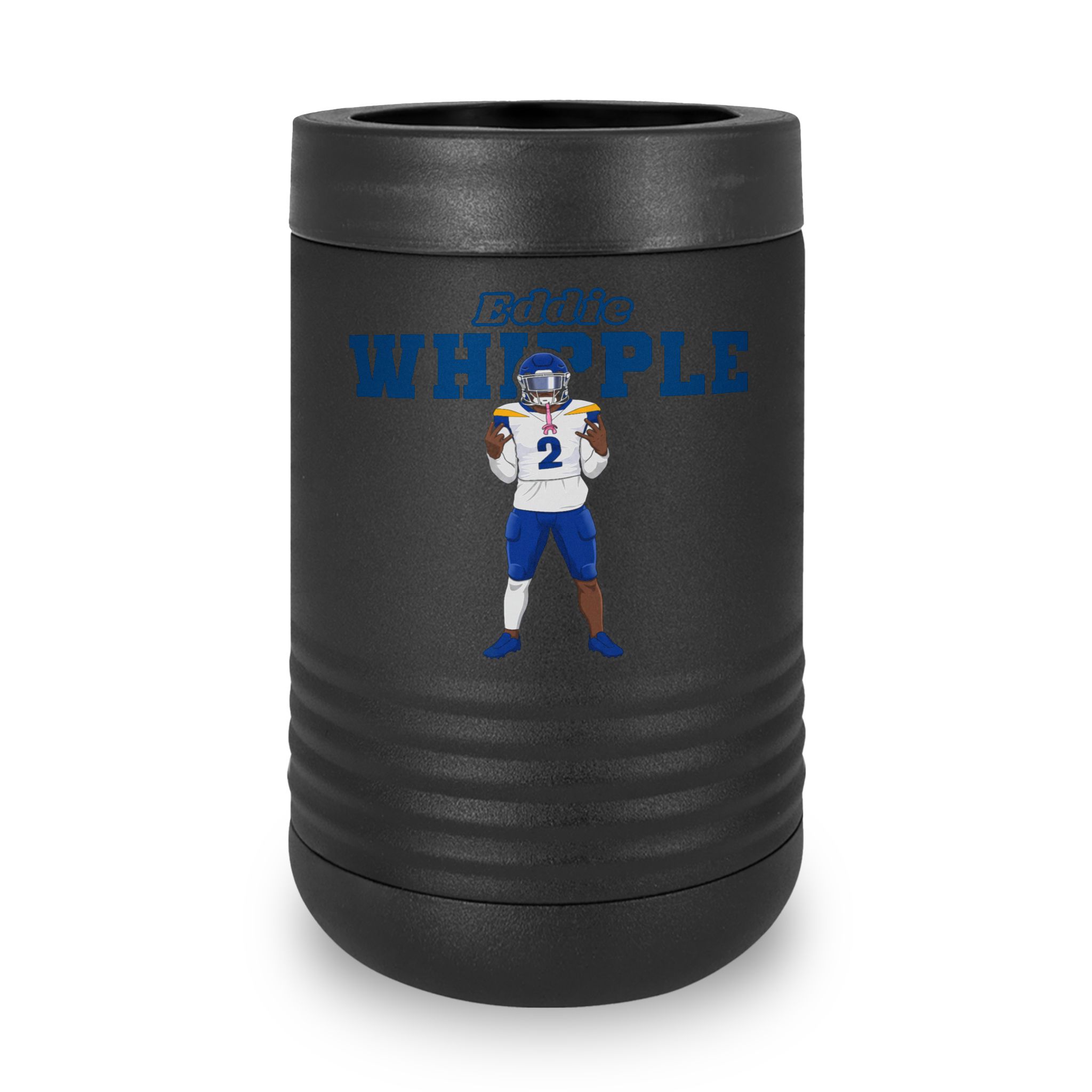 Stainless Can Cooler — character_name_arch in Black