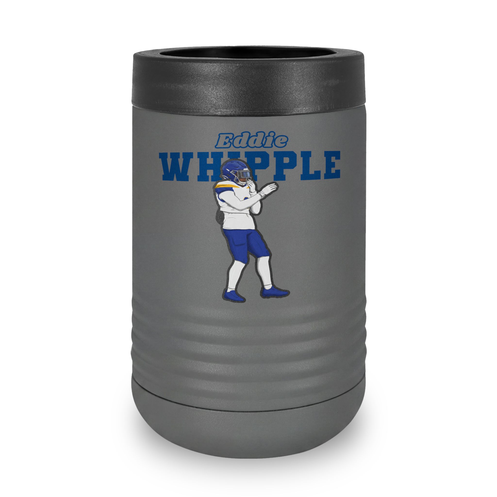 Stainless Can Cooler — character_name_arch in Grey