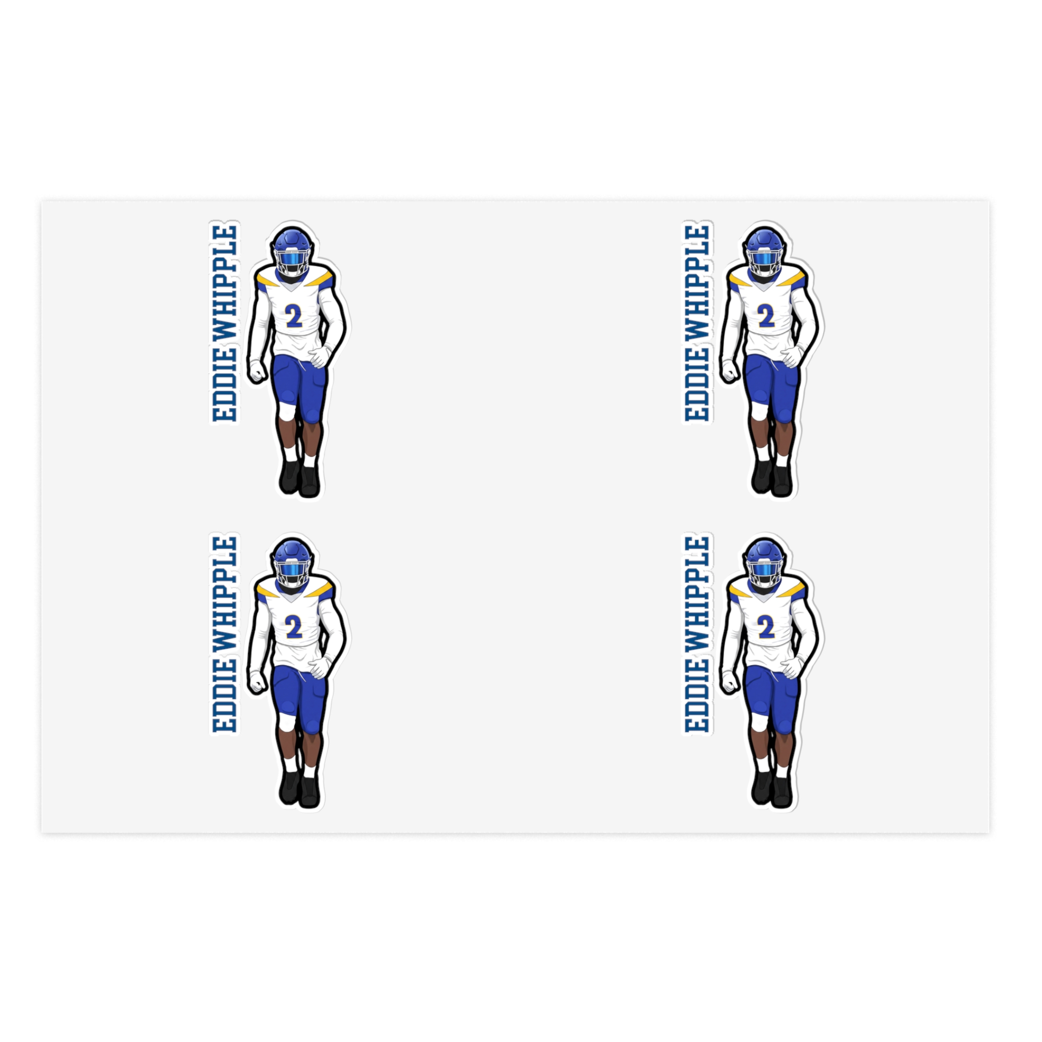 Sticker Sheet — character_name_vertical in Classic
