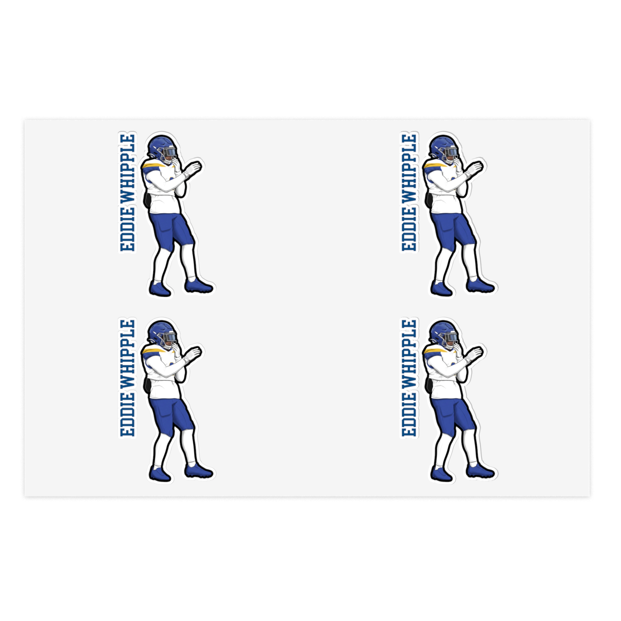 Sticker Sheet — character_name_vertical in Classic