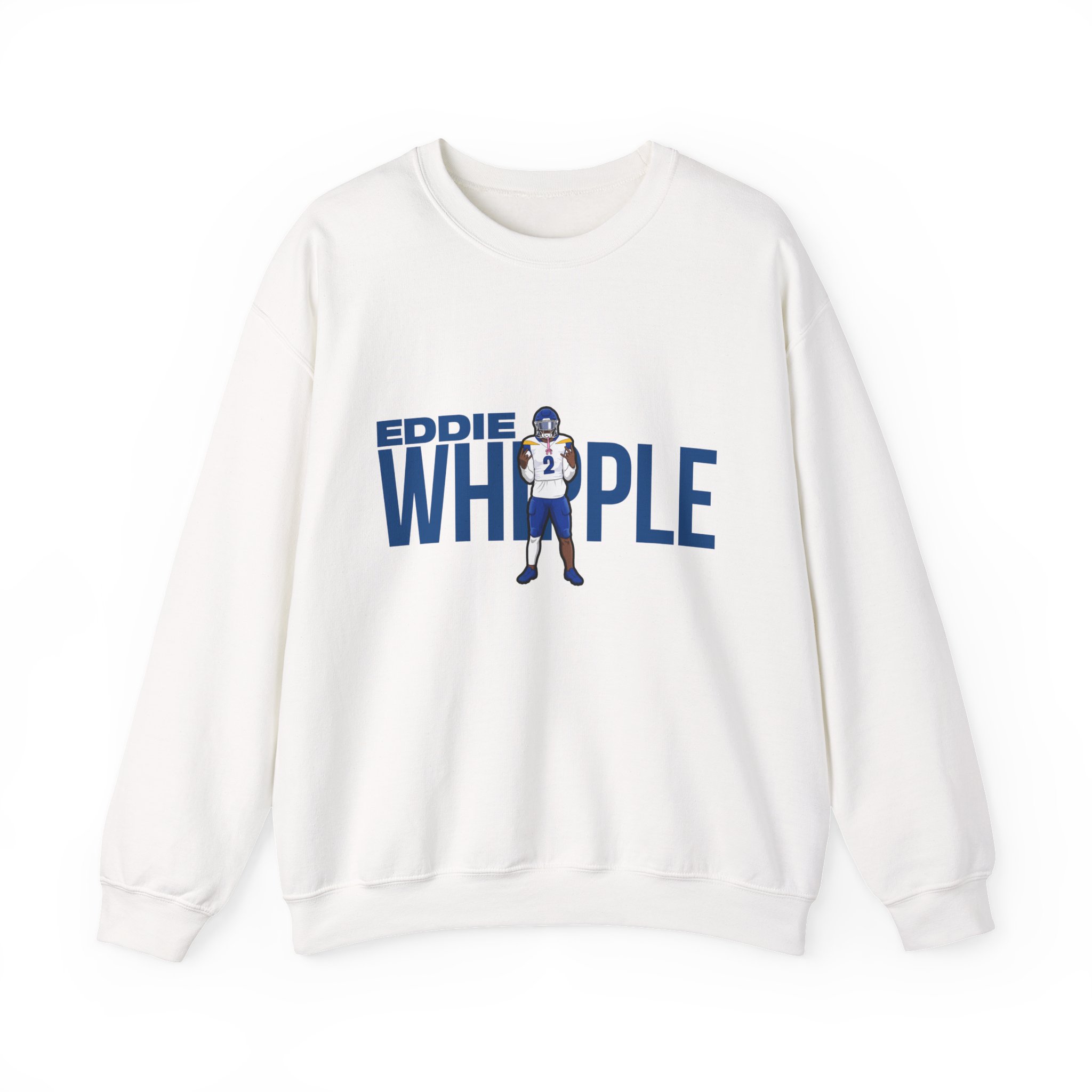 Crewneck Sweatshirt — character_player_name in White