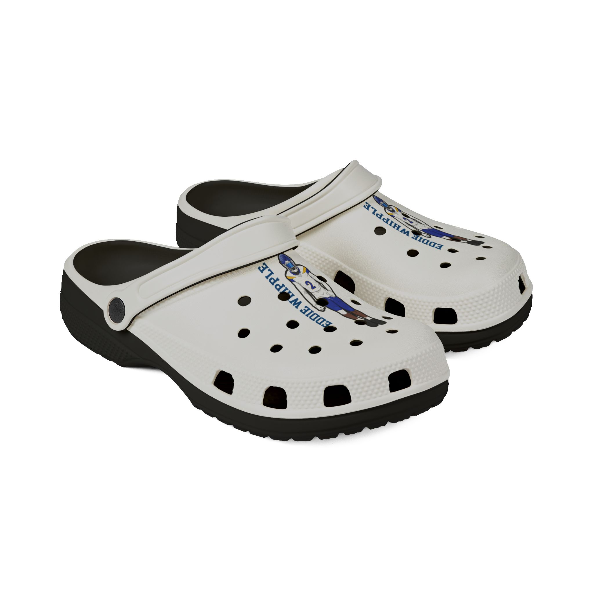 Rubber Clogs — character_name_vertical in Black