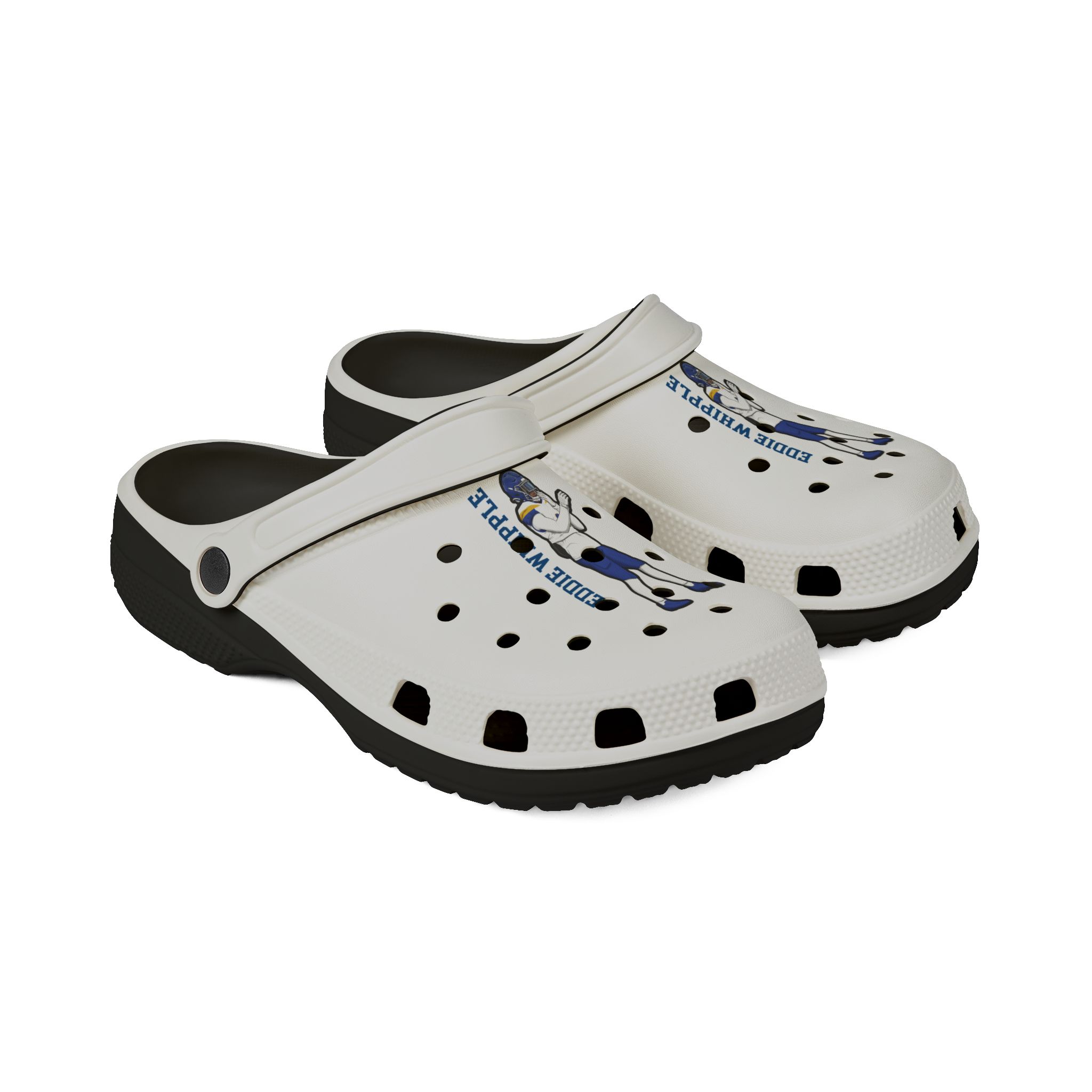 Rubber Clogs — character_name_vertical in Black