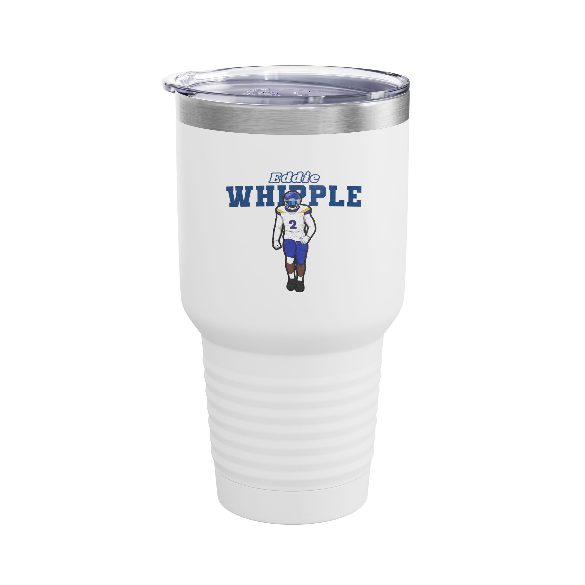 30oz Tumbler — character_name_arch in White