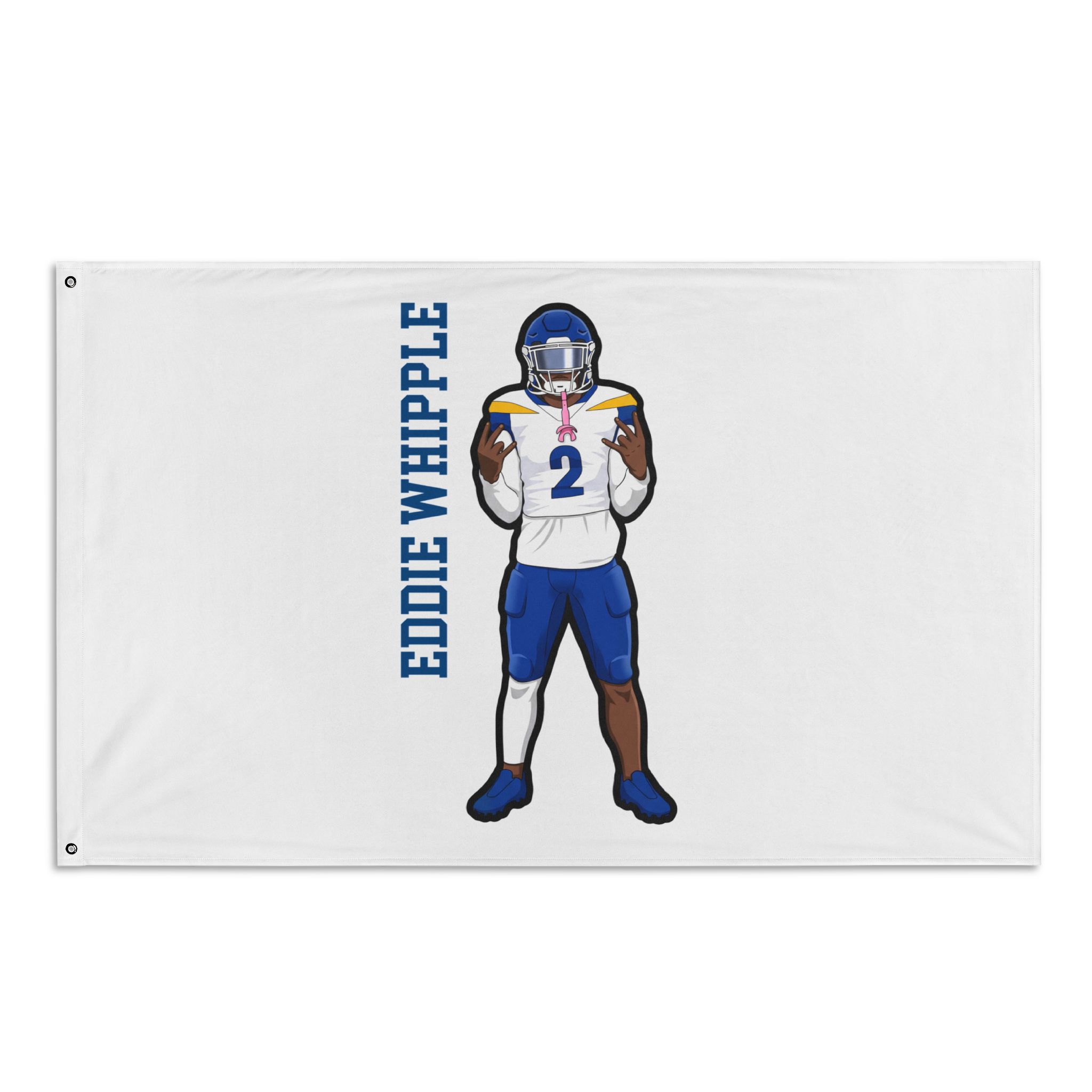 Flag (35 × 56 in) — character_name_vertical in Classic