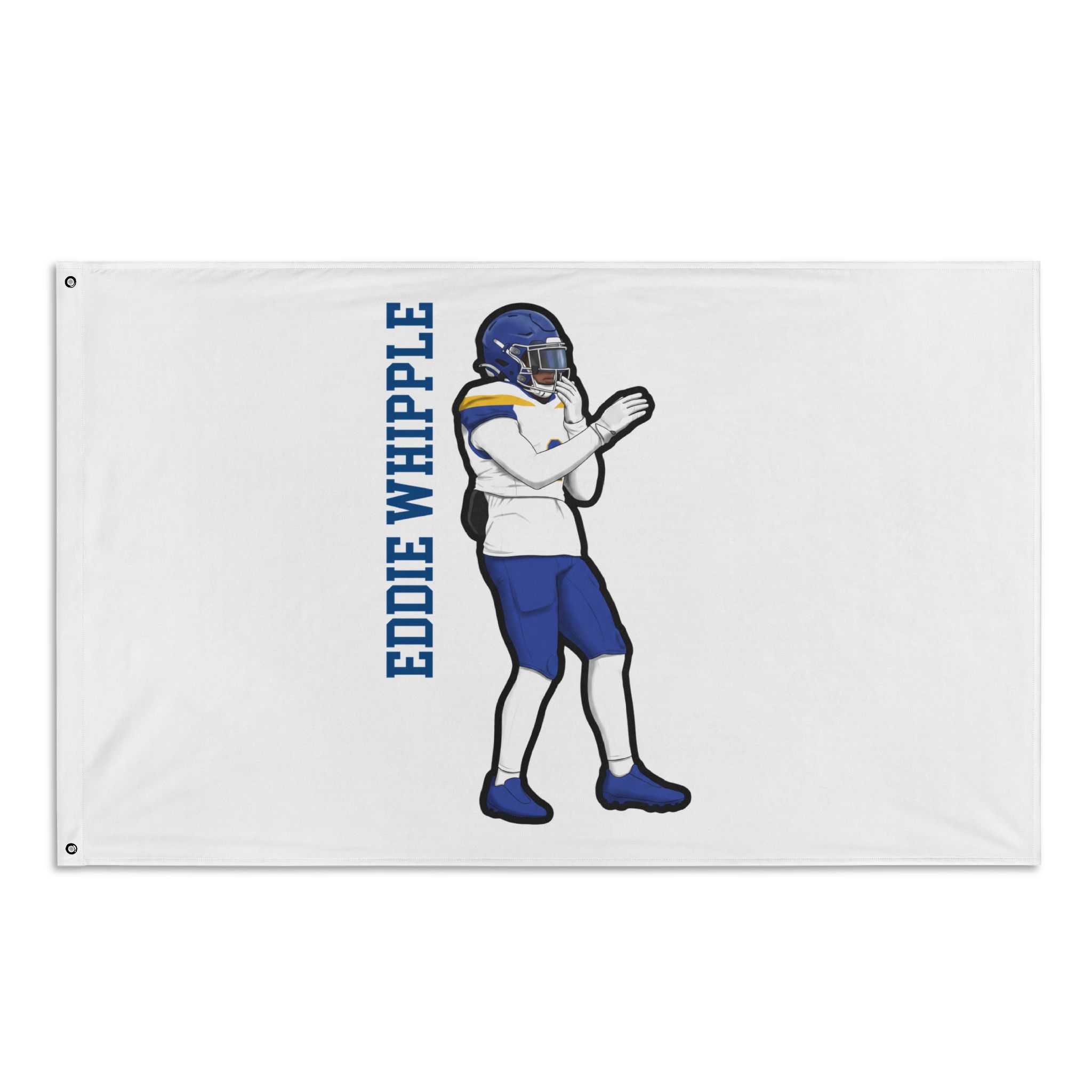Flag (35 × 56 in) — character_name_vertical in Classic