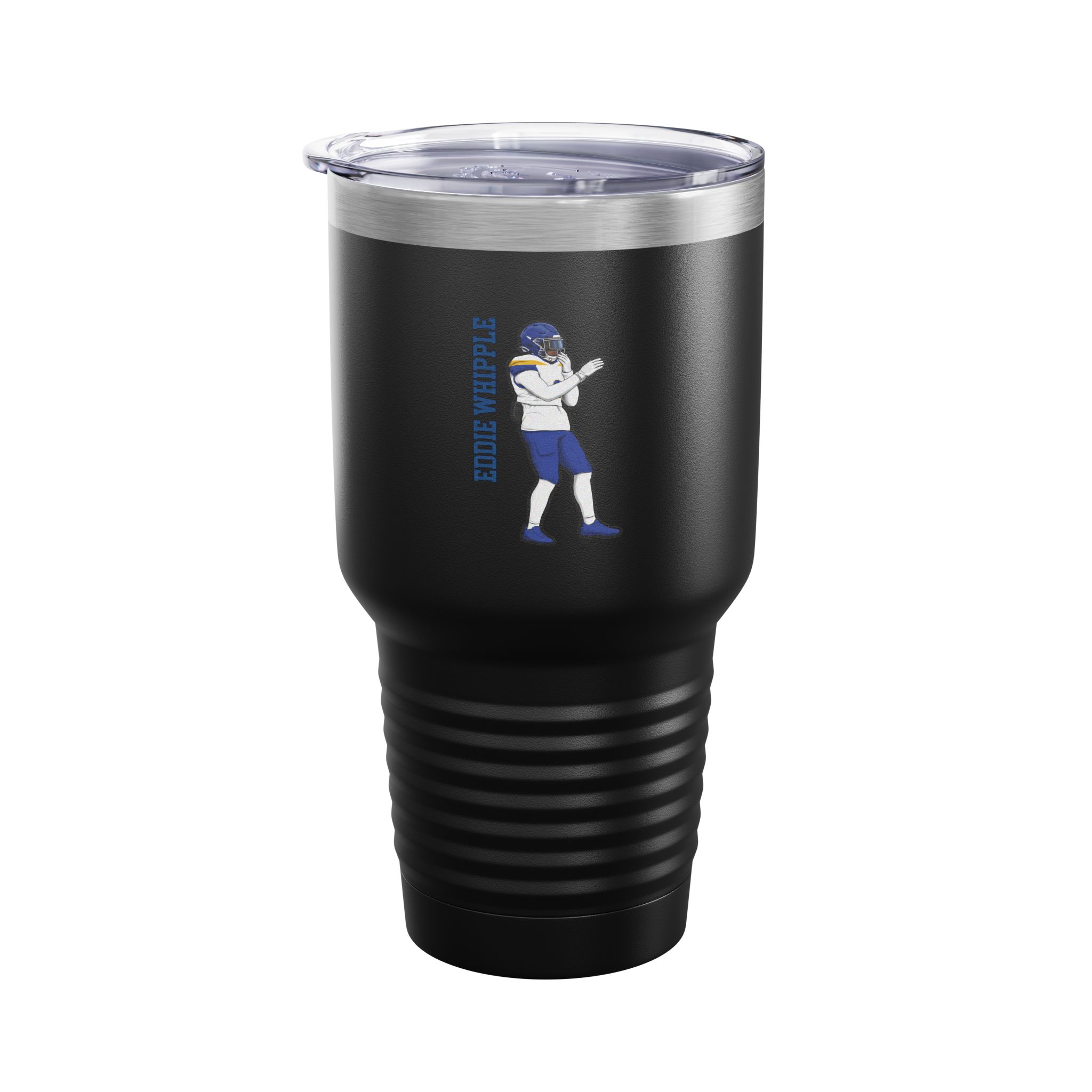 30oz Tumbler — character_name_vertical in Black