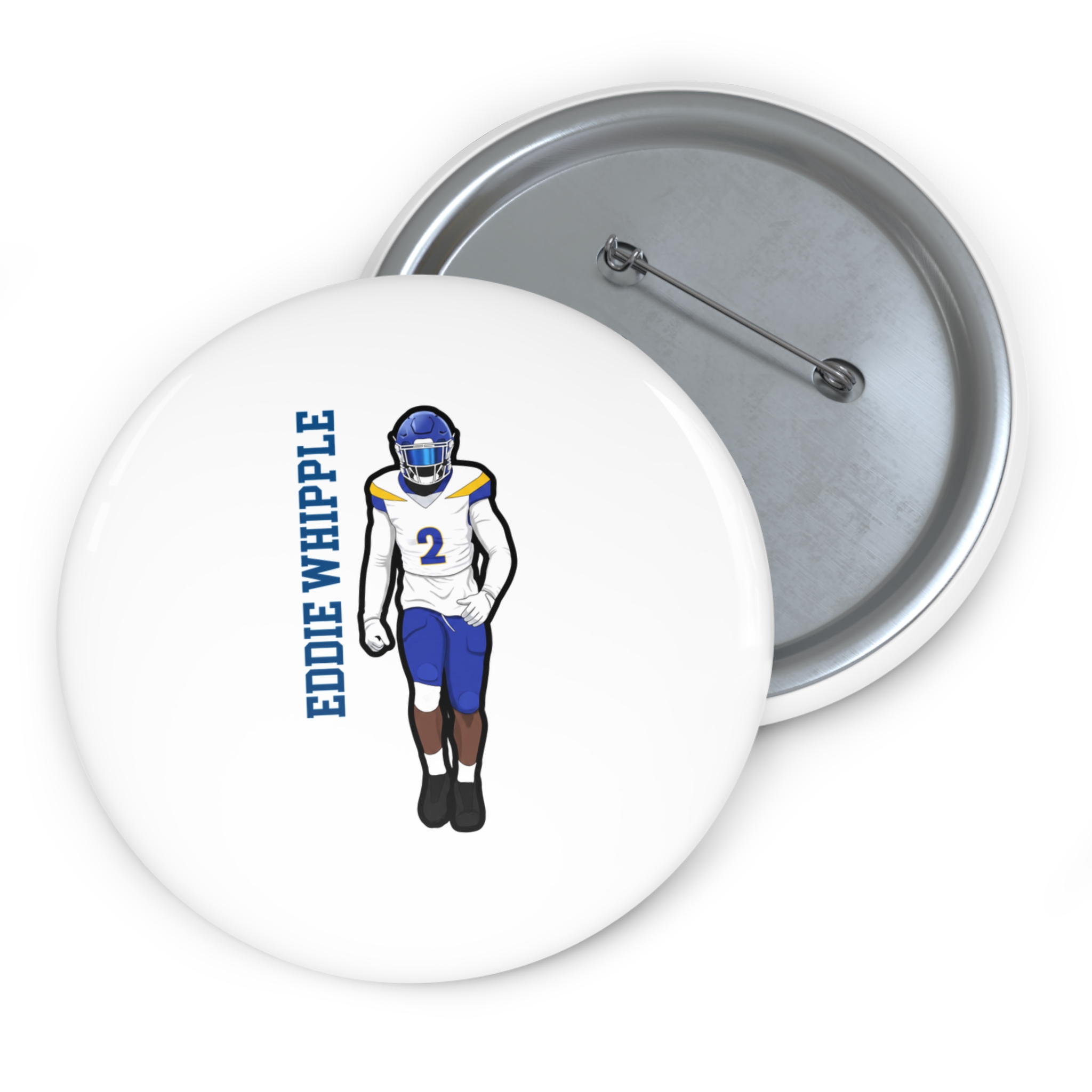 Game Day Pin — character_name_vertical in Classic