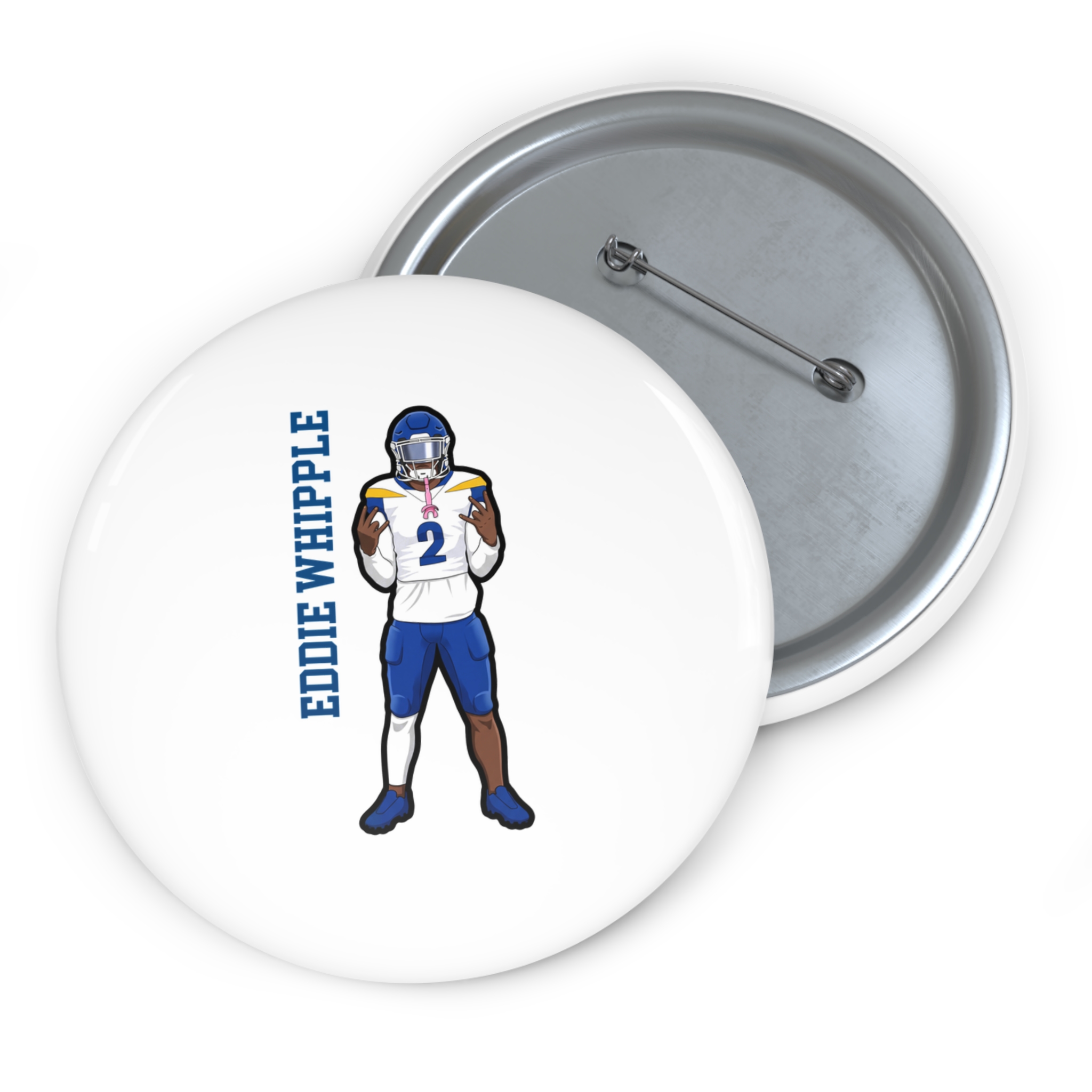 Game Day Pin — character_name_vertical in Classic