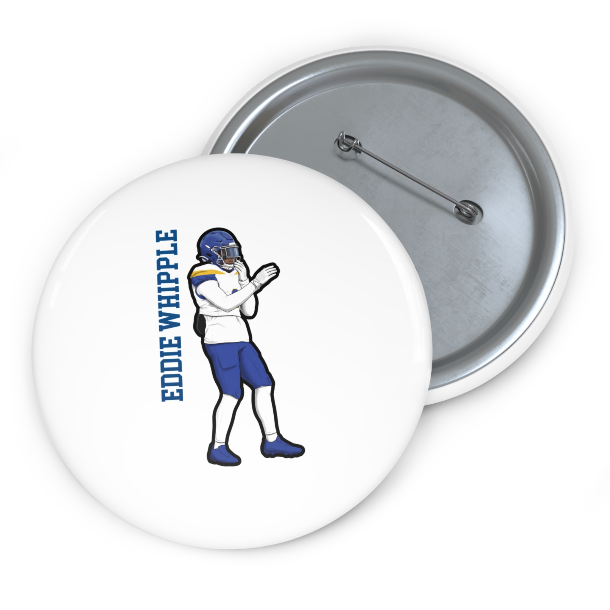 Game Day Pin — character_name_vertical in Classic