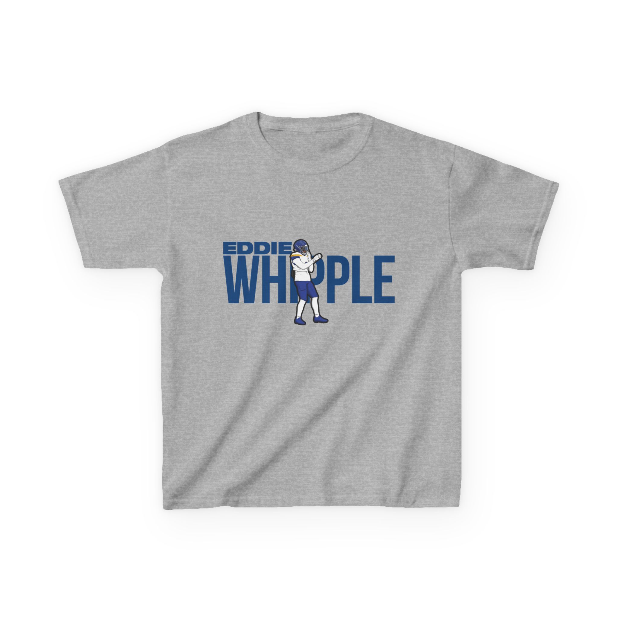 Youth Tee — character_player_name in Grey
