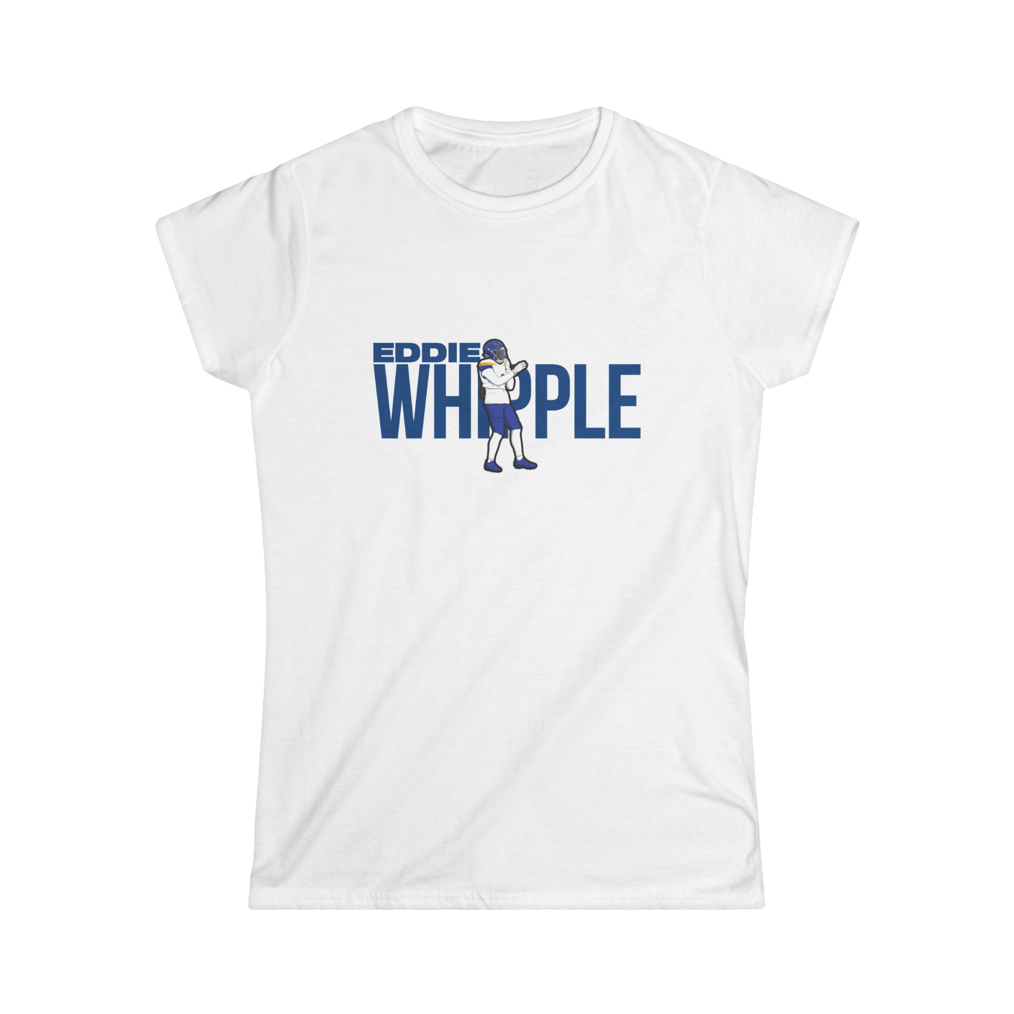 Women's Softstyle Tee — character_player_name in White
