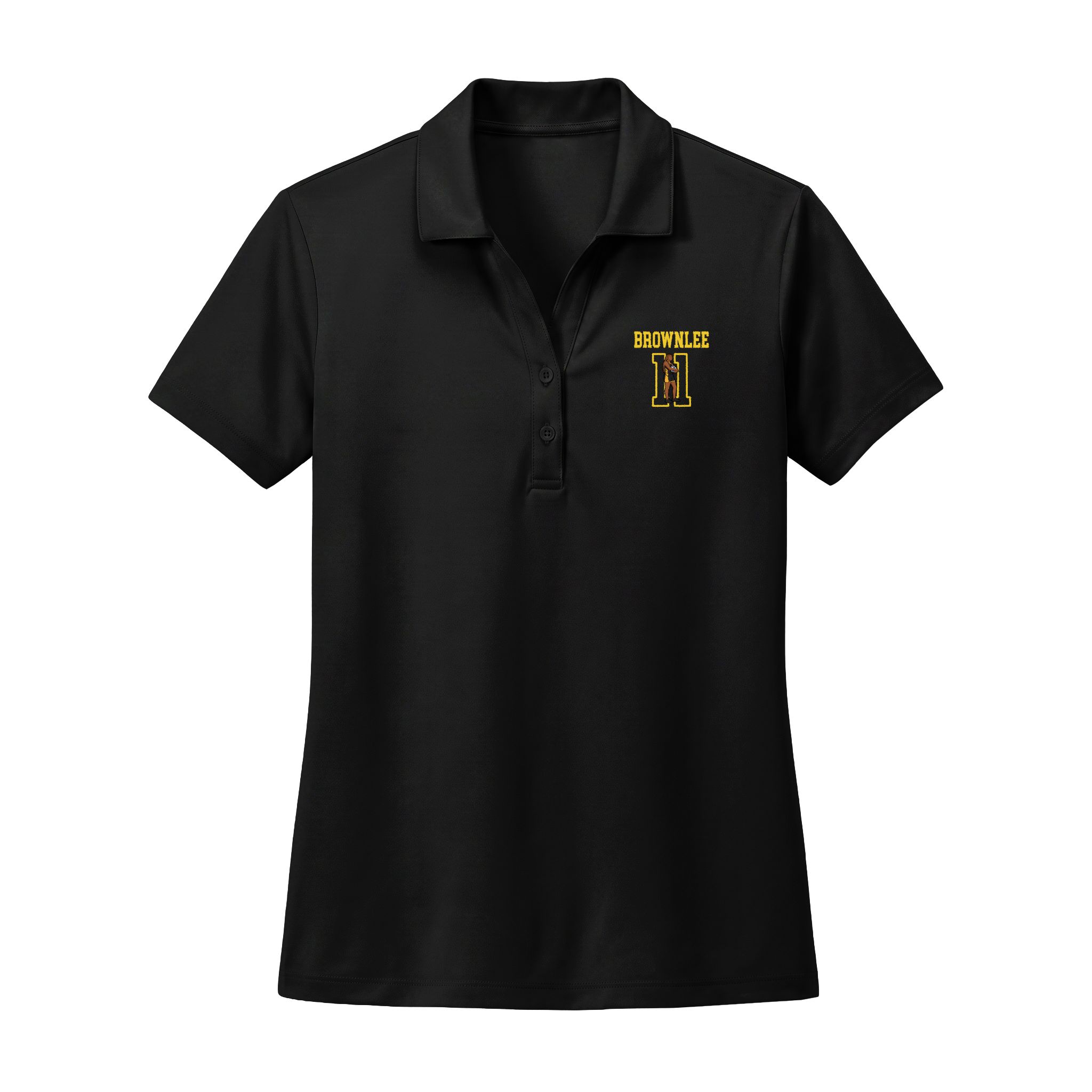 Women's Polo — character_shirsey in Black