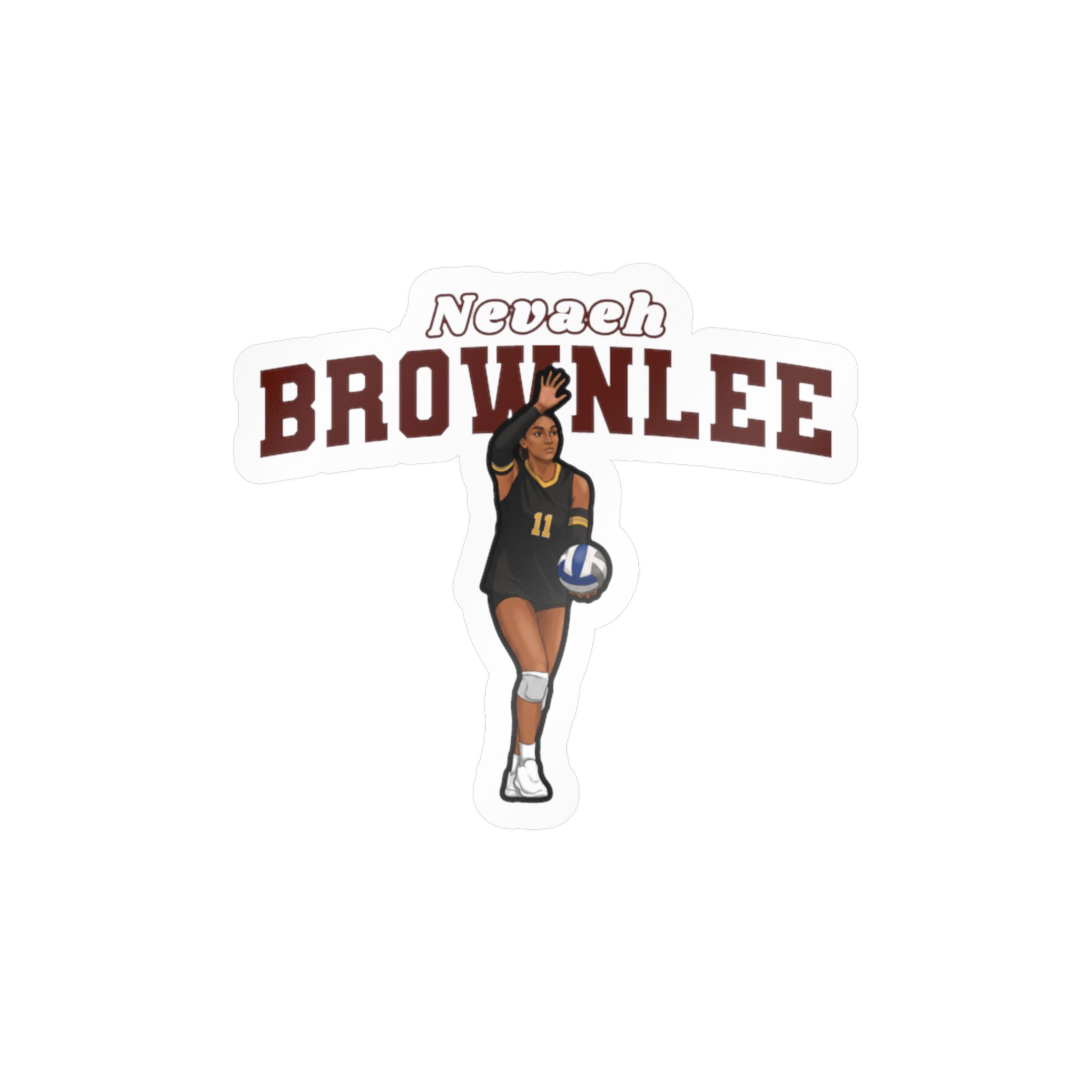 Vinyl Sticker — character_name_arch in Classic