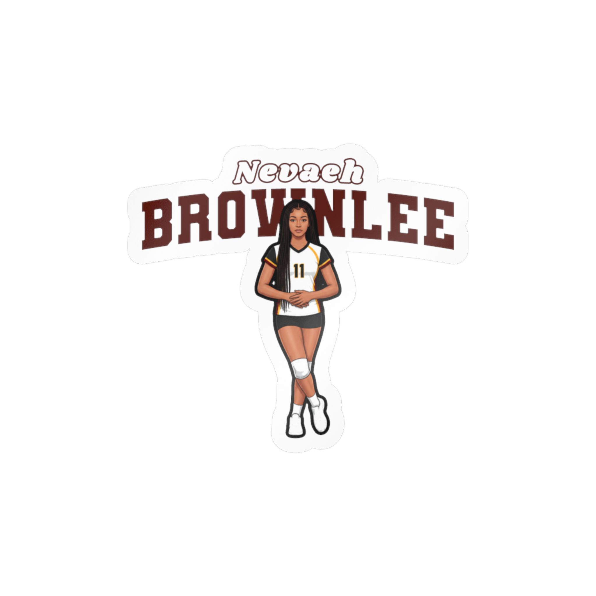 Vinyl Sticker — character_name_arch in Classic