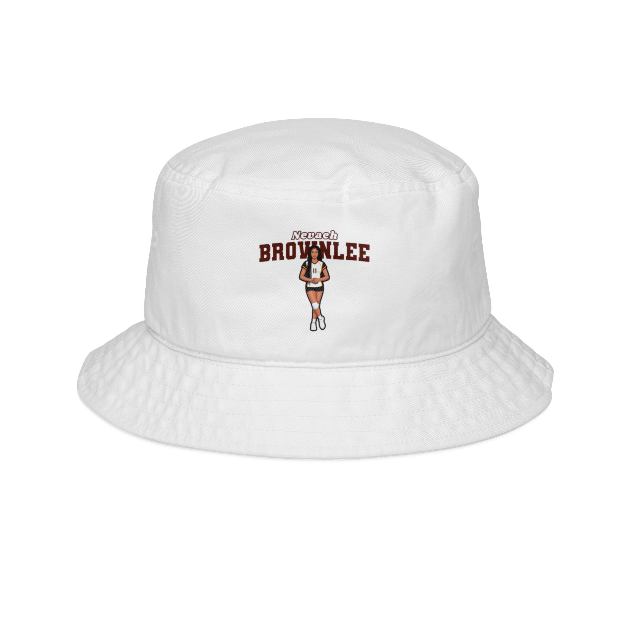 Bucket Hat — character_name_arch in White