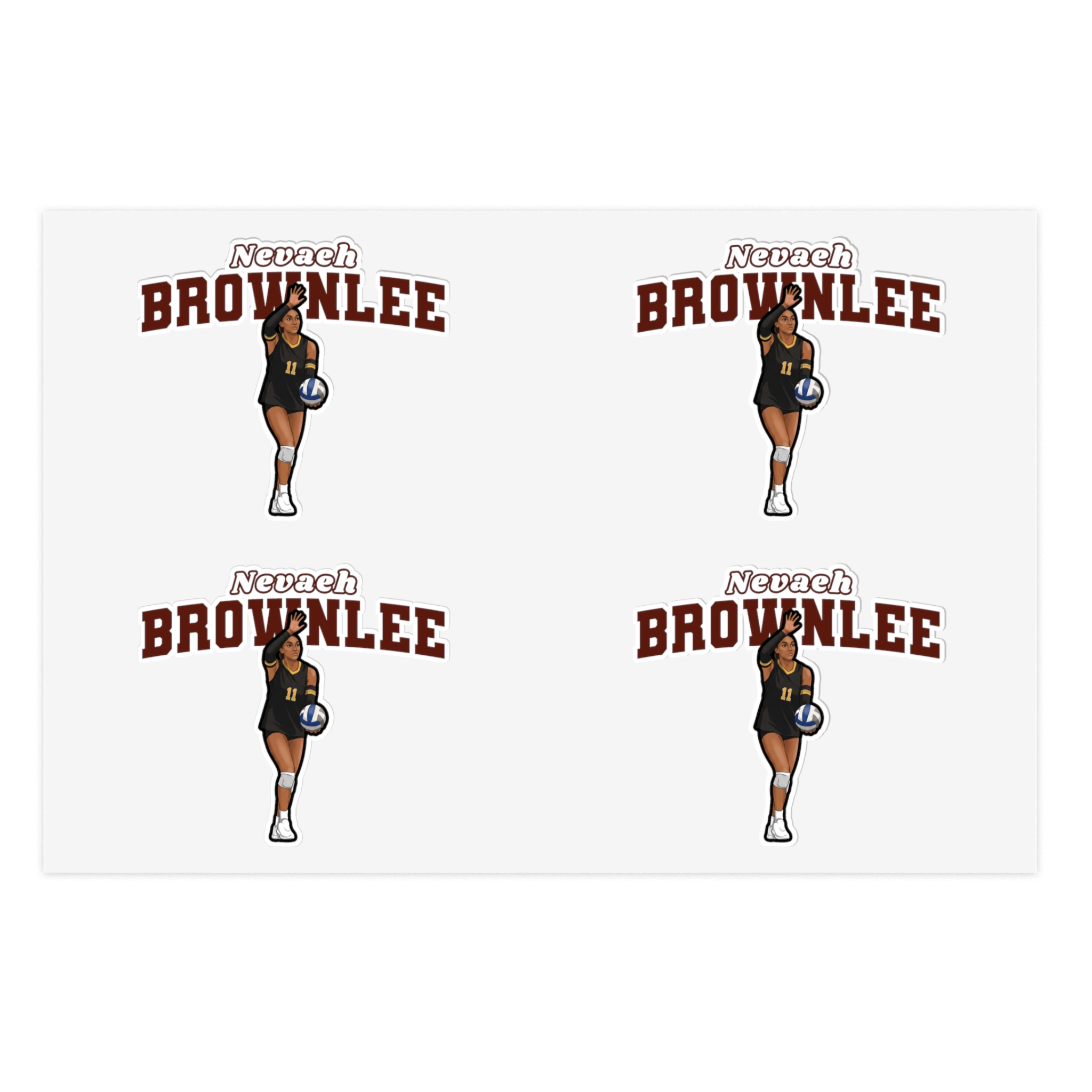 Sticker Sheet — character_name_arch in Classic