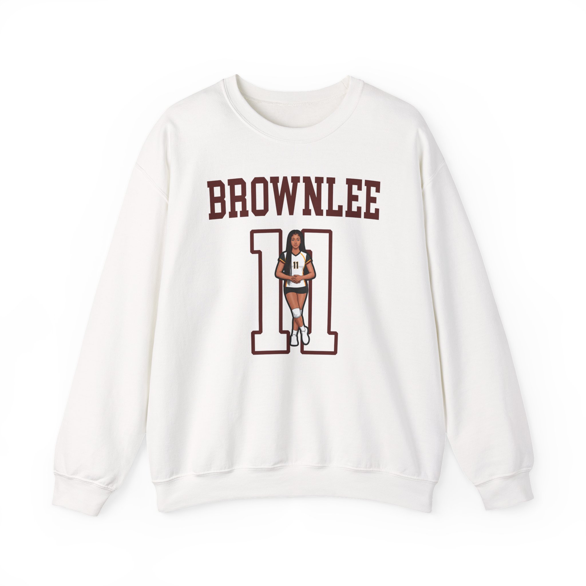 Crewneck Sweatshirt — character_shirsey in White