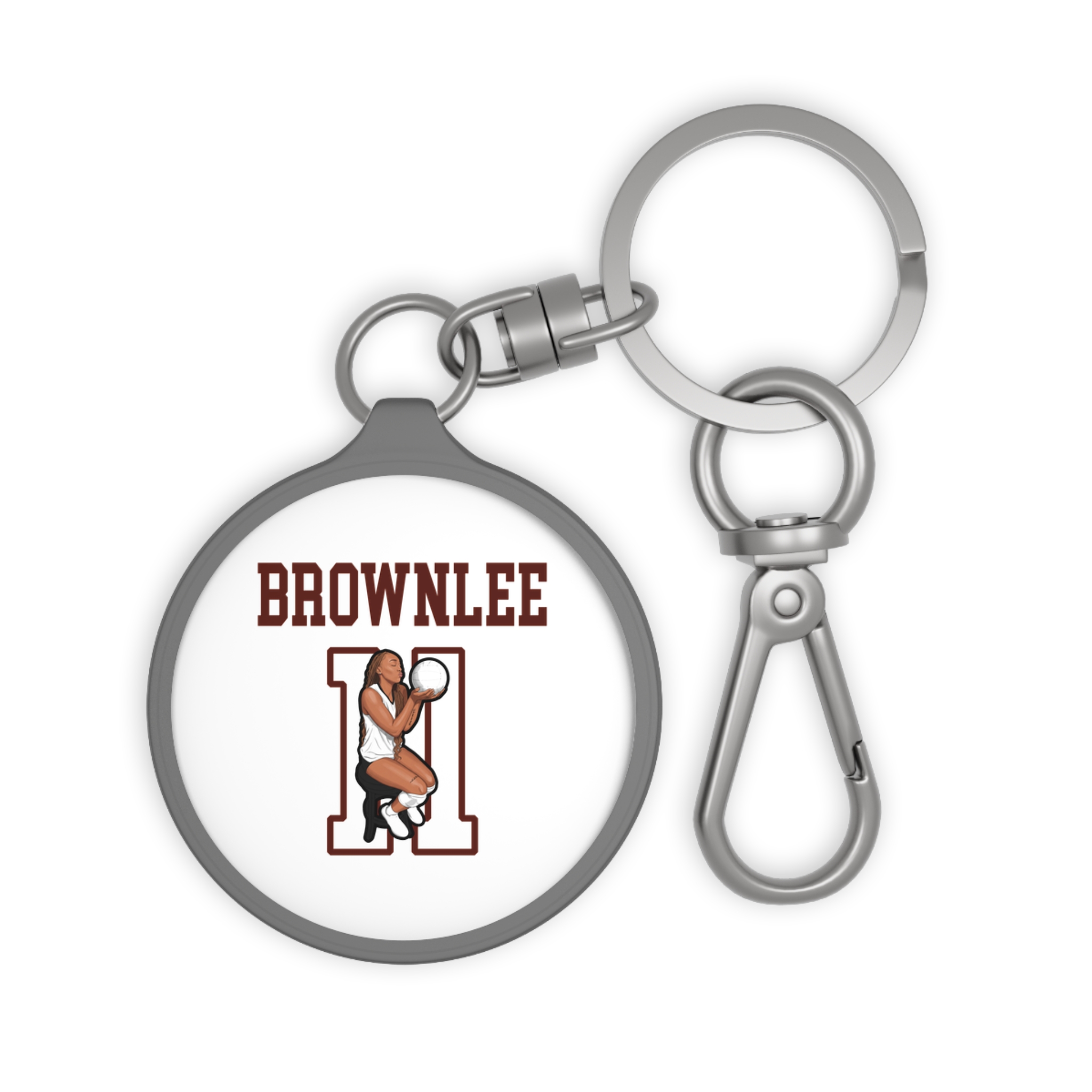 Keychain — character_shirsey in Grey