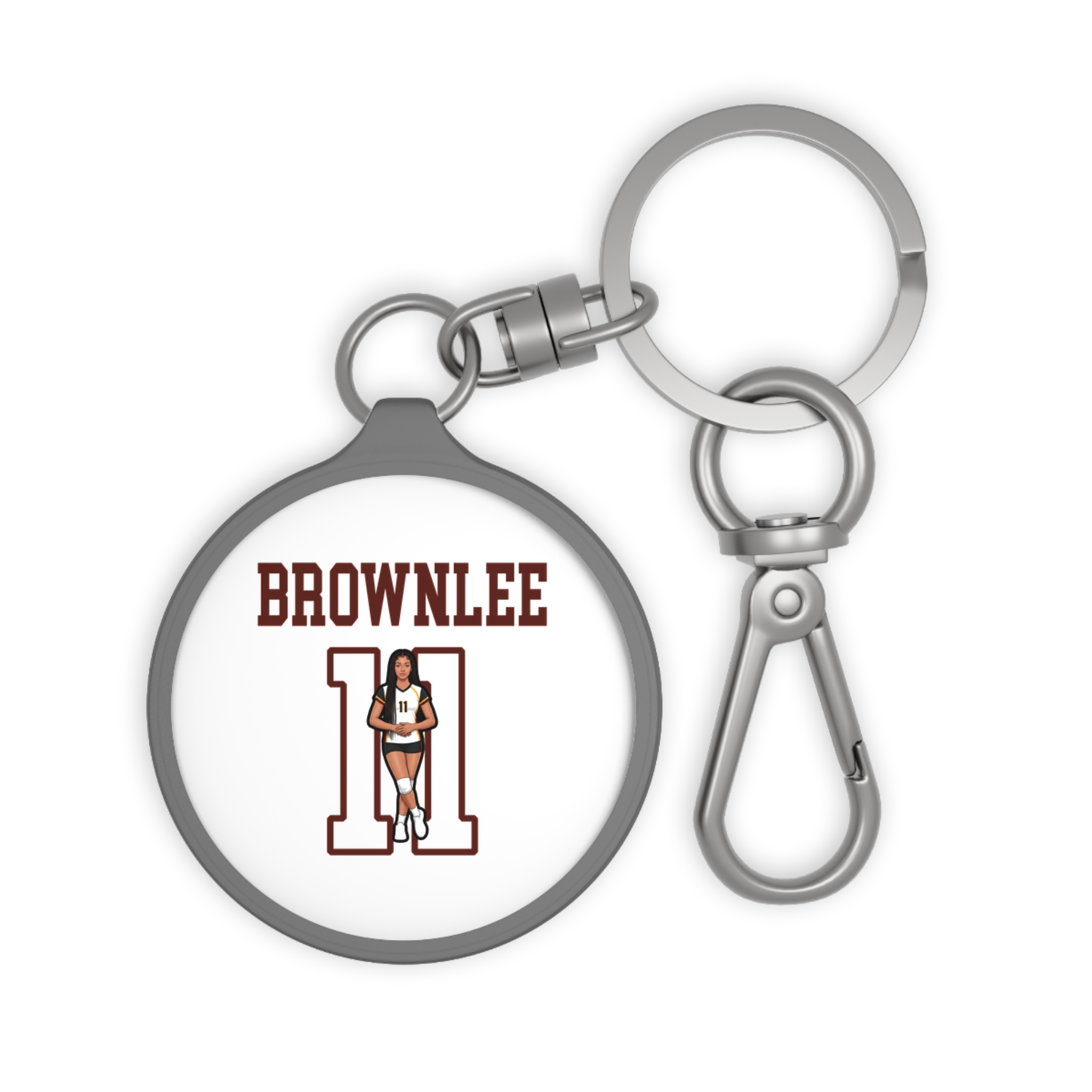 Keychain — character_shirsey in Grey