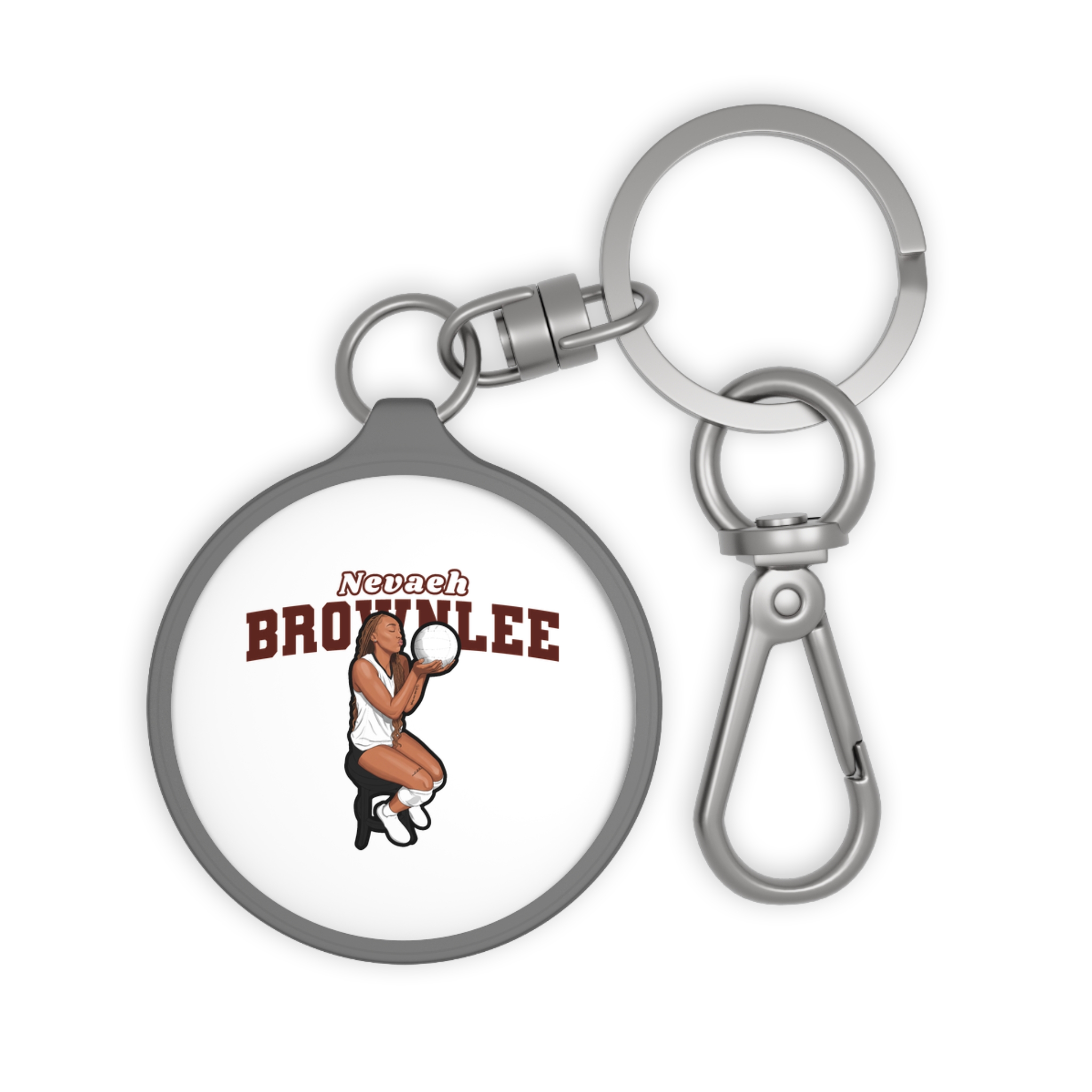 Keychain — character_name_arch in Grey
