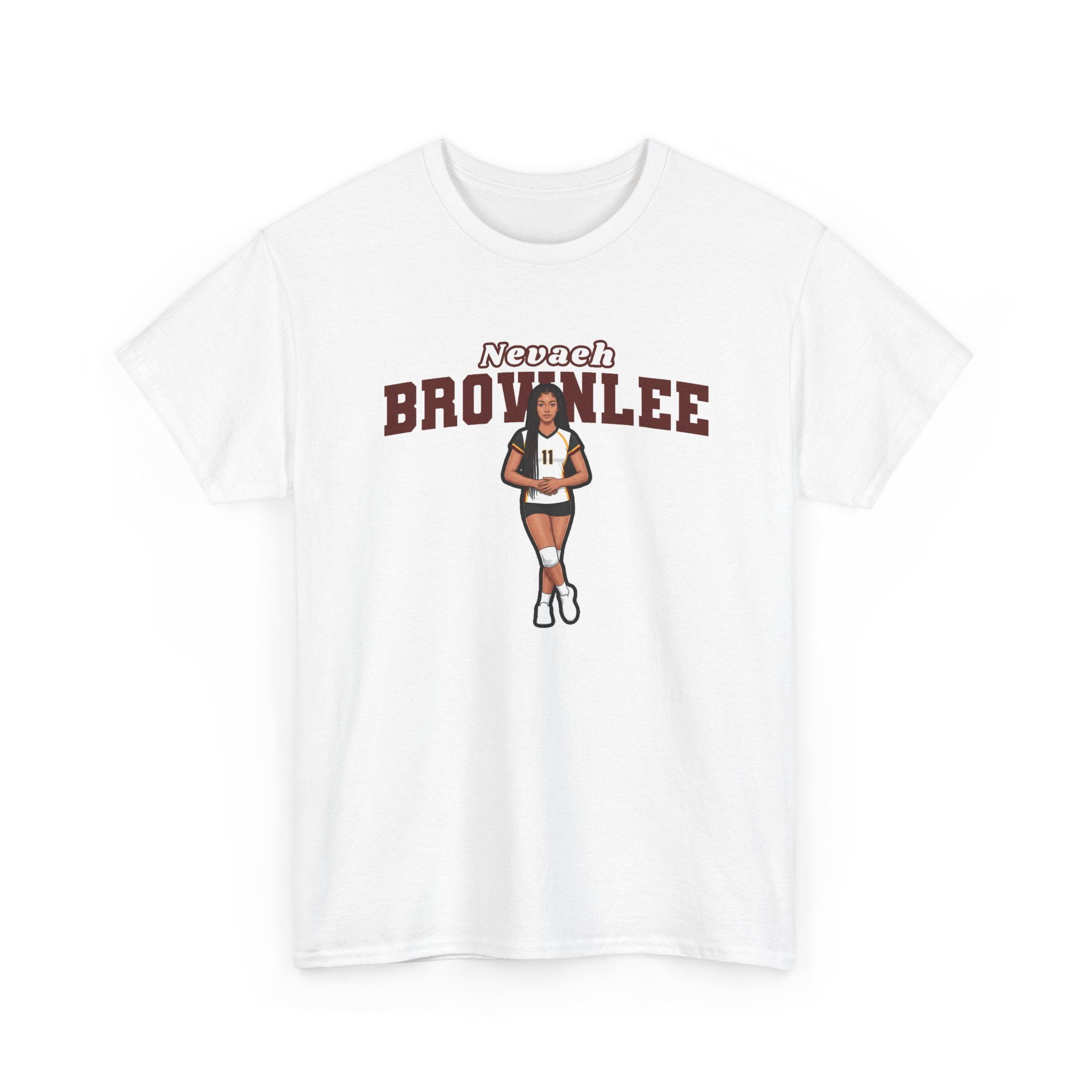 Tee — character_name_arch in White