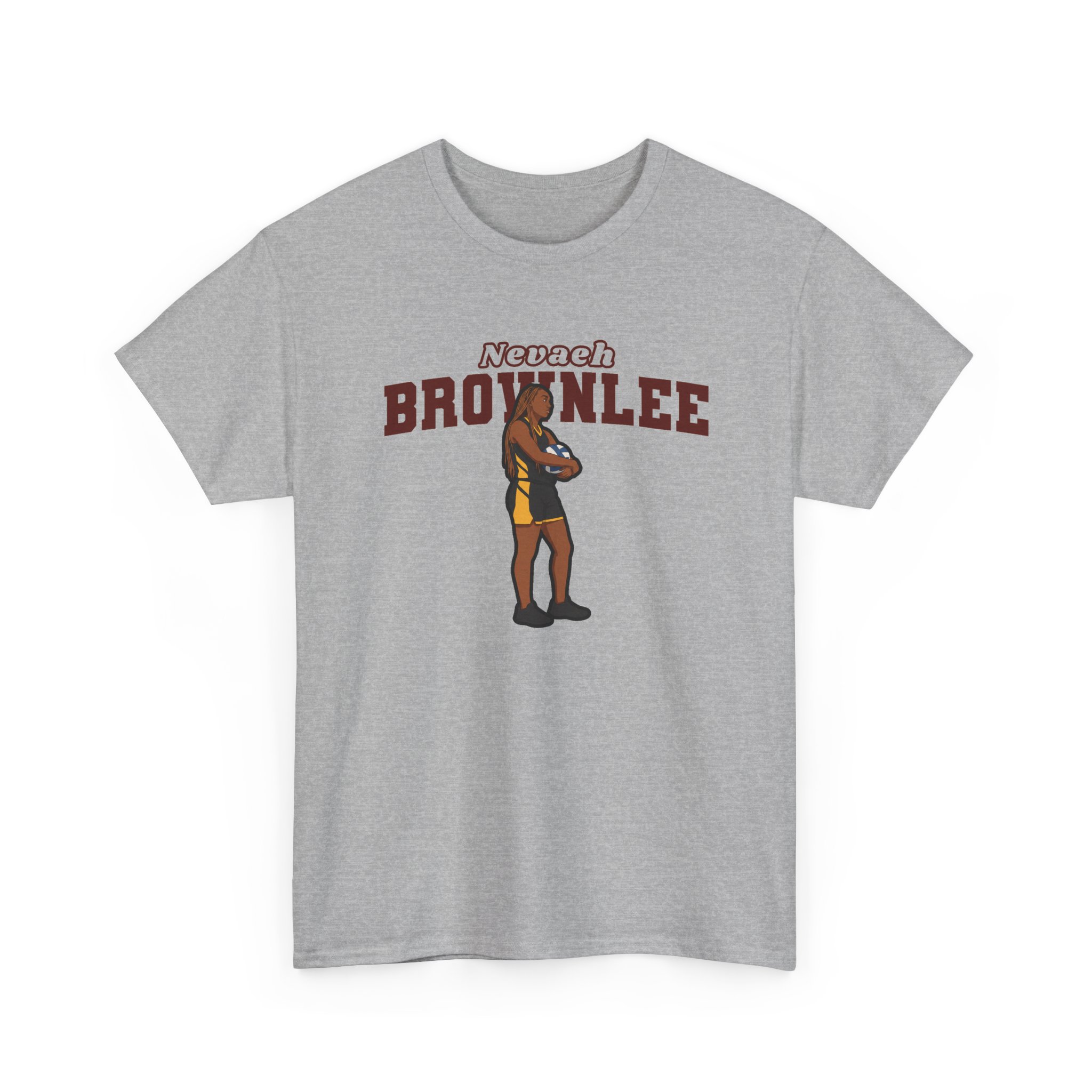 Tee — character_name_arch in Grey