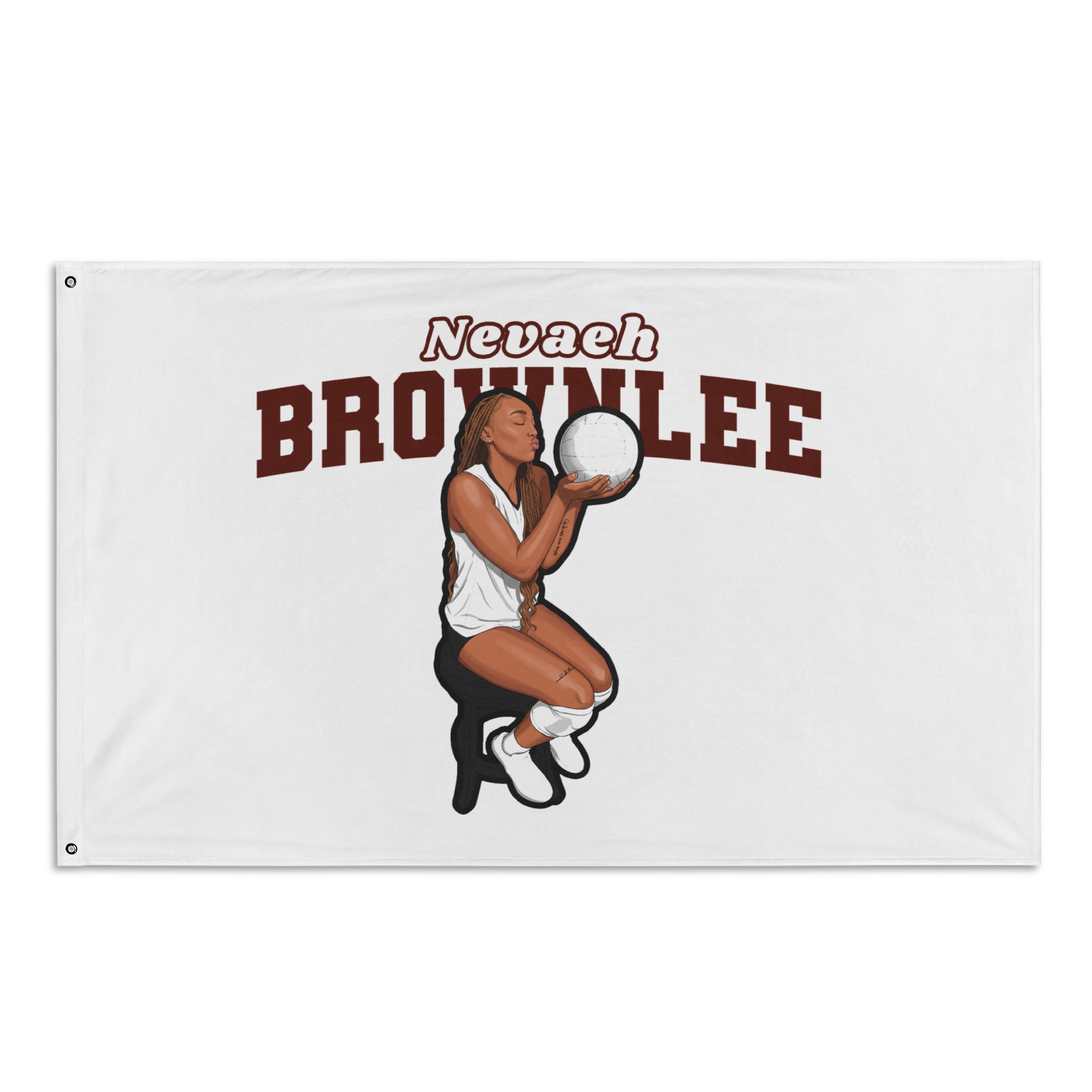 Flag (35 × 56 in) — character_name_arch in Classic