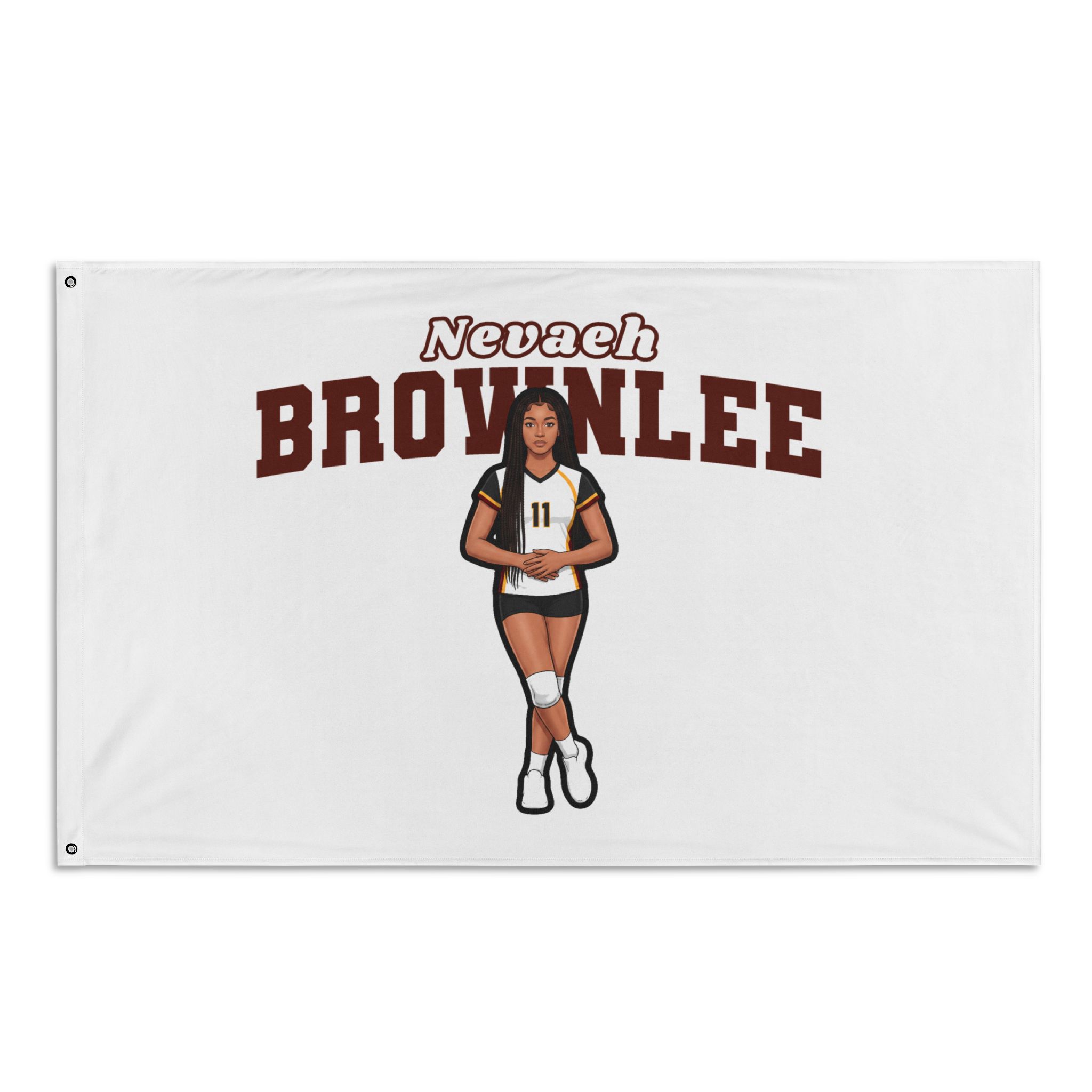 Flag (35 × 56 in) — character_name_arch in Classic