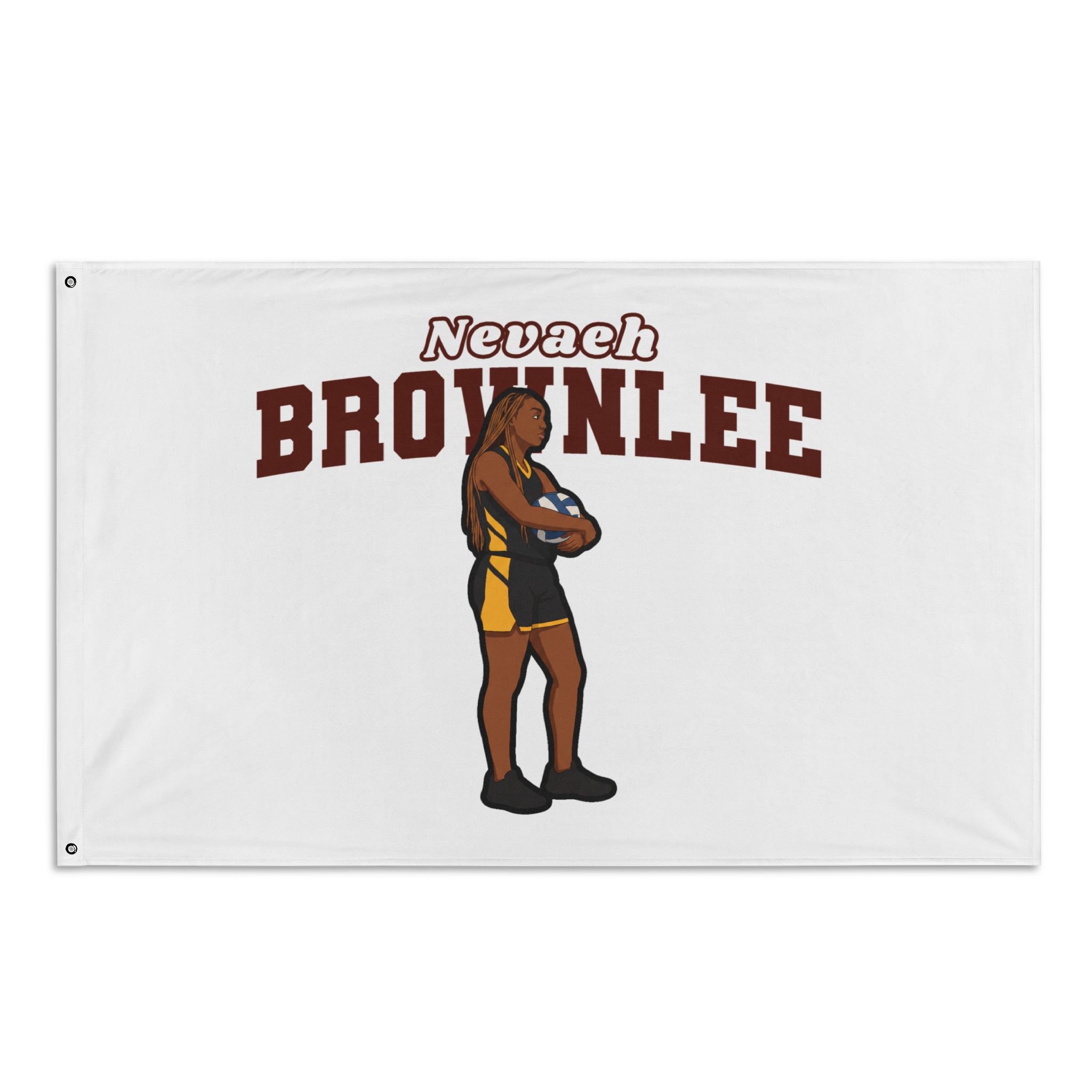 Flag (35 × 56 in) — character_name_arch in Classic