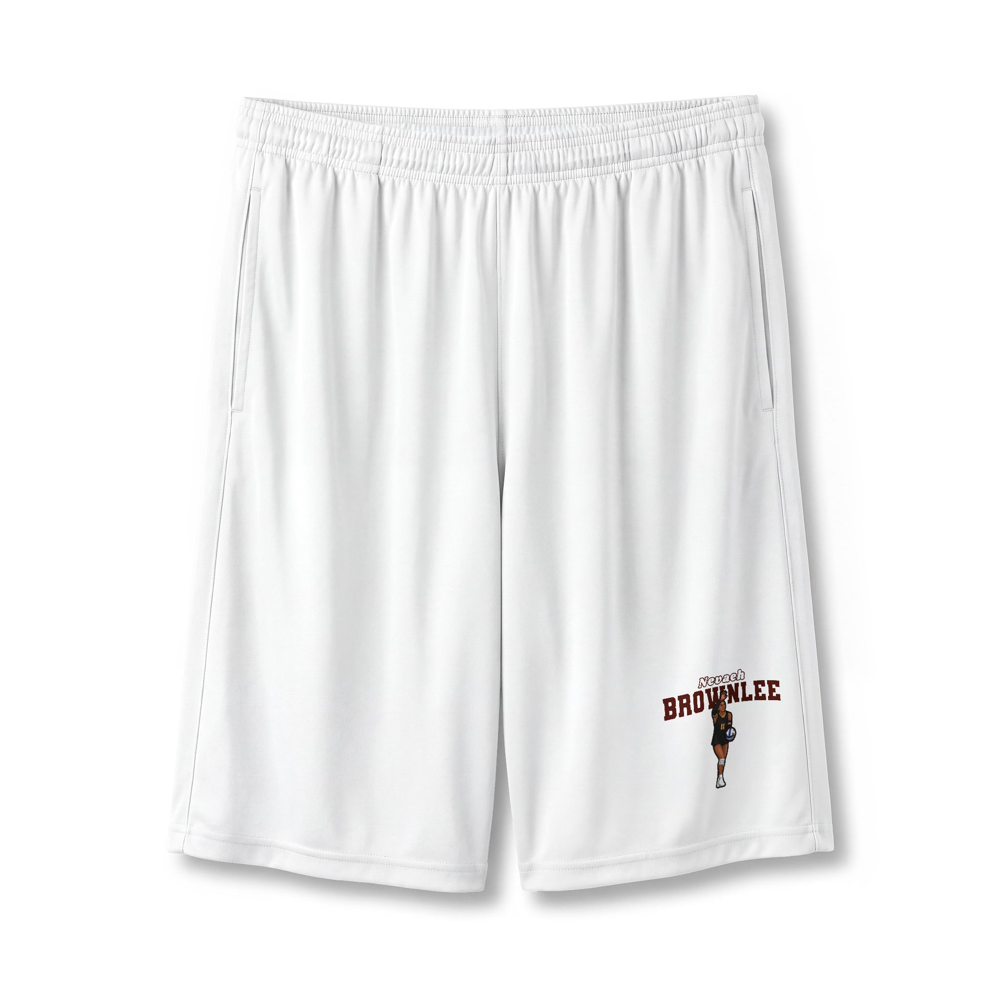 Shorts — character_name_arch in White