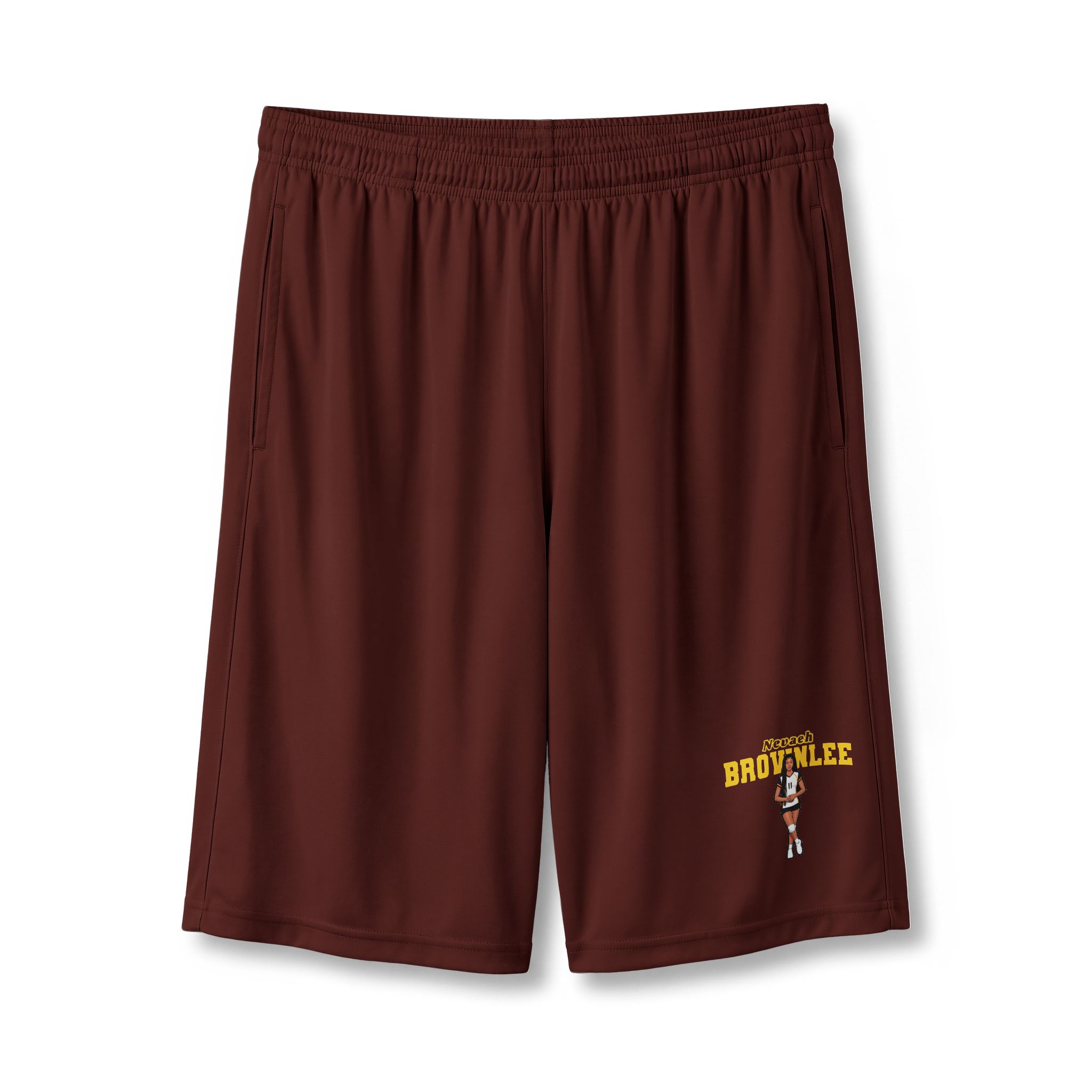 Shorts — character_name_arch in Maroon