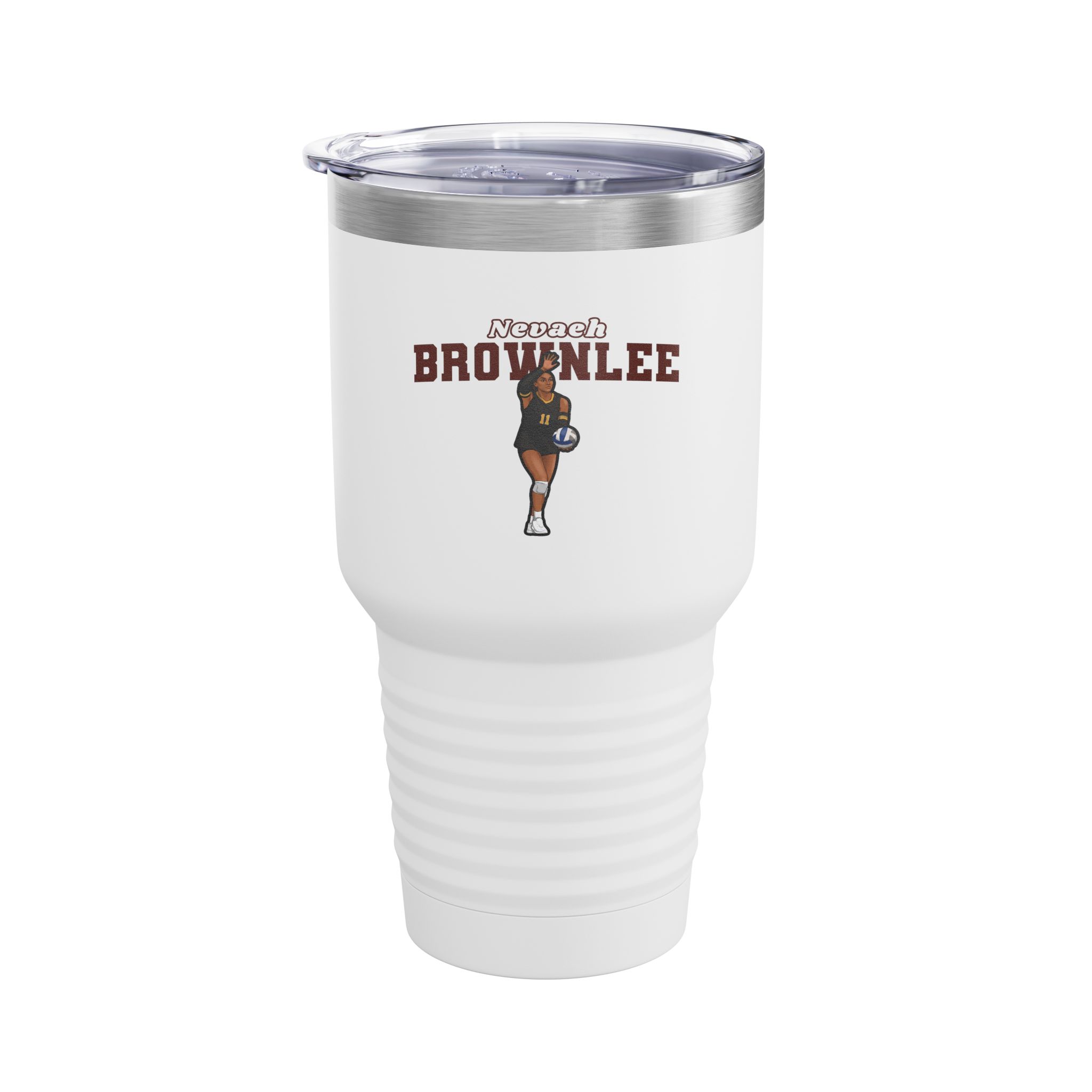 30oz Tumbler — character_name_arch in White