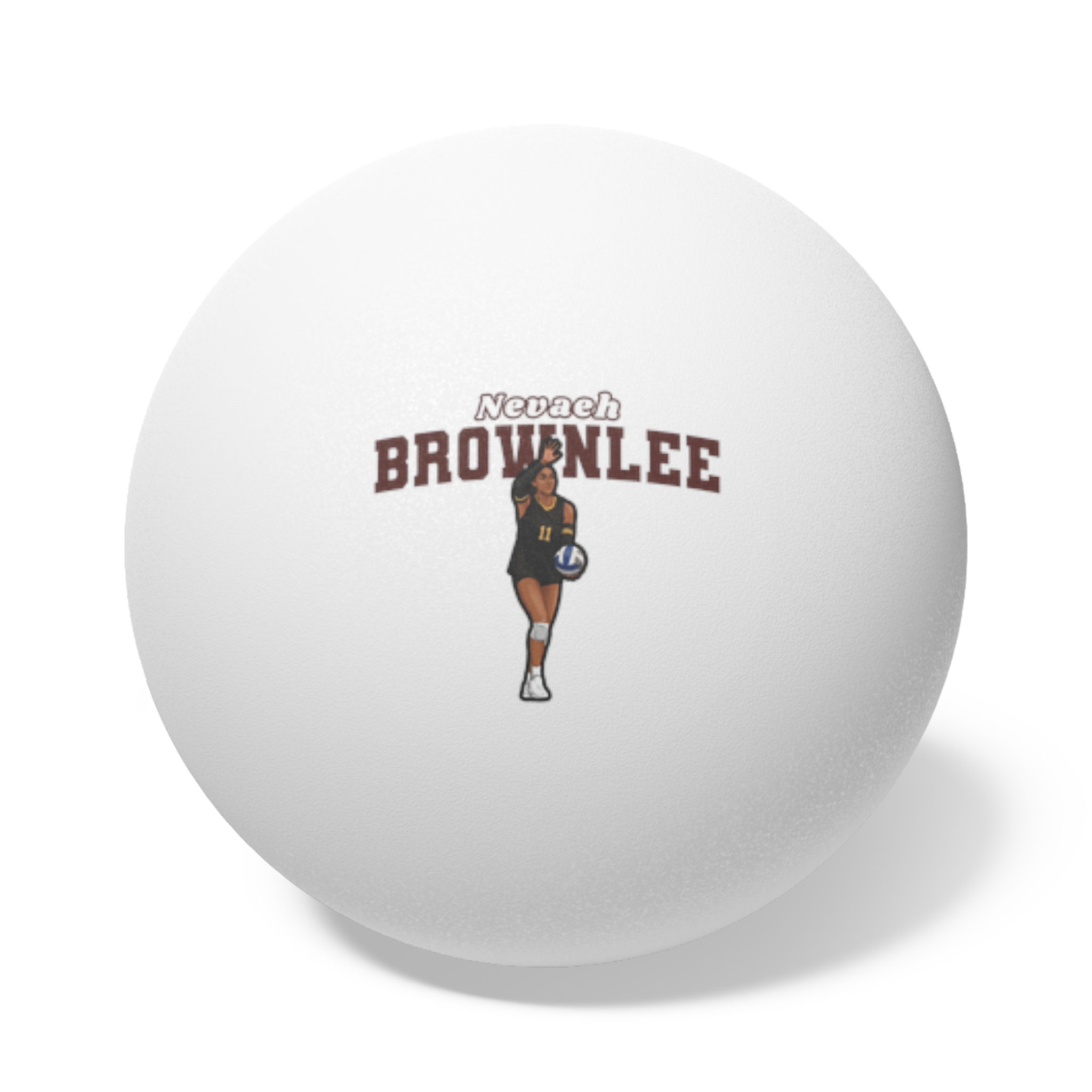 Ping Pong Balls, 6 pcs — character_name_arch in White